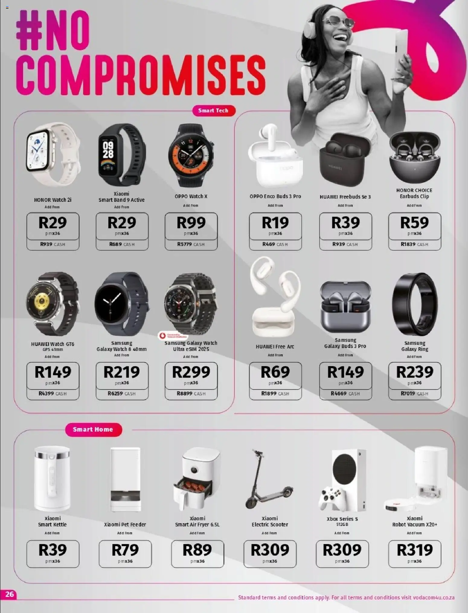 New Vodacom catalogue – valid from 07.11.2025 | Page: 26 | Products: Xbox, Kettle, Fryer, Air fryer