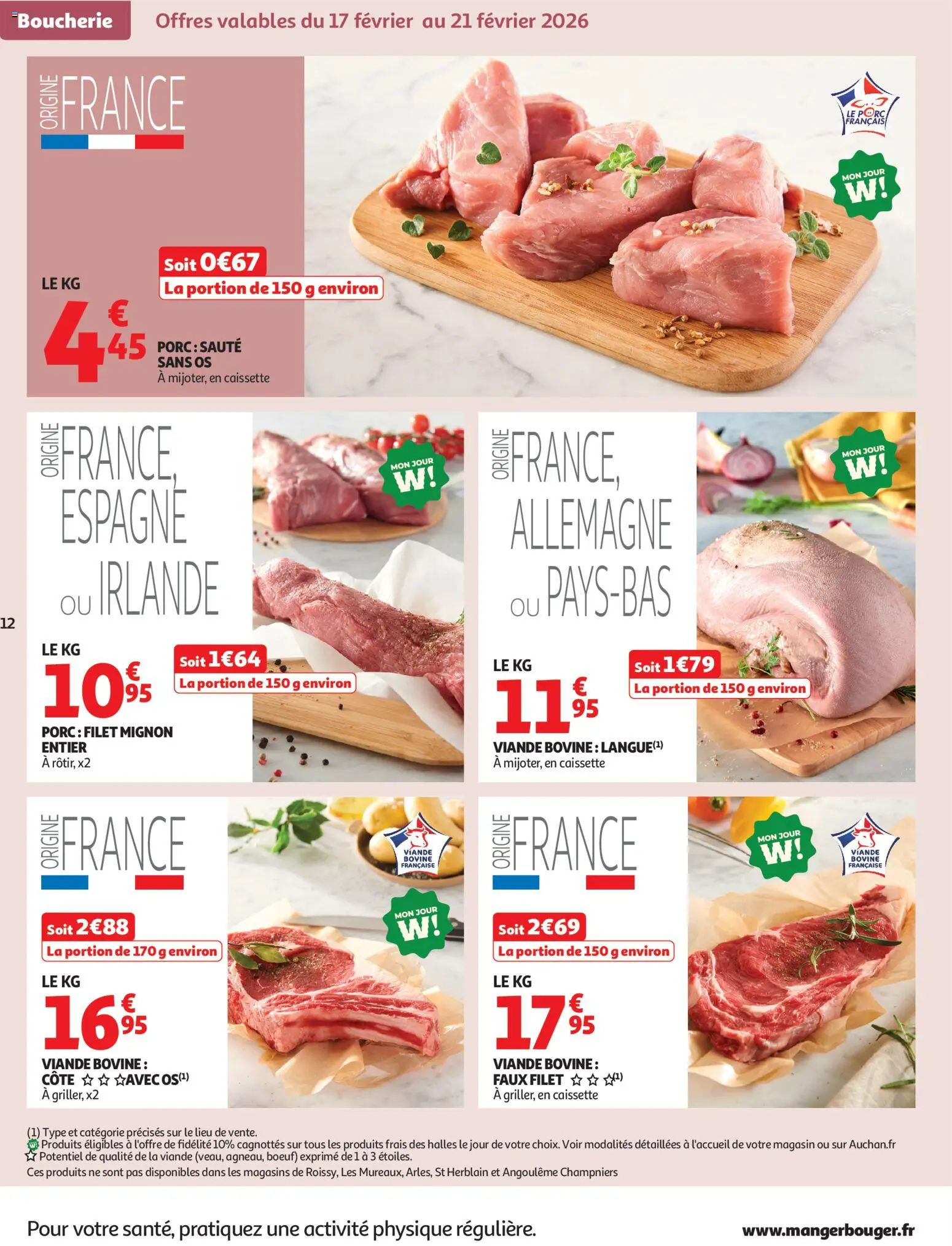 {H1} | Page: 12 | Produits: Viande, Porc, Porc filet mignon, Viande bovine