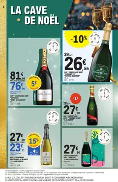 E.Leclerc - Prévisualisation de AOP(3) CHAMPAGNE BRUT "IMPÉRIAL" "MOËT & CHANDON", Champagne Brut Impérial Moët & Chandon in magnum size (1,5 L) valide à partir de 16.12.2025 | Page: 4 | Produits: Champagne brut, Champagne