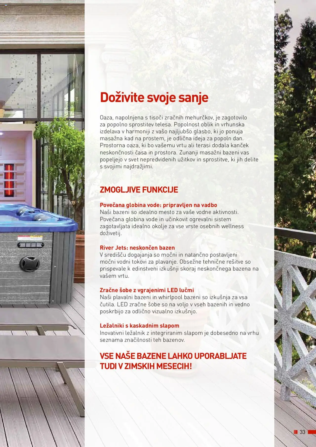 Bauhaus katalog wellness │ velja od 01.01.2025 | Stran: 33 | Izdelki: Bazen, Ležalnik