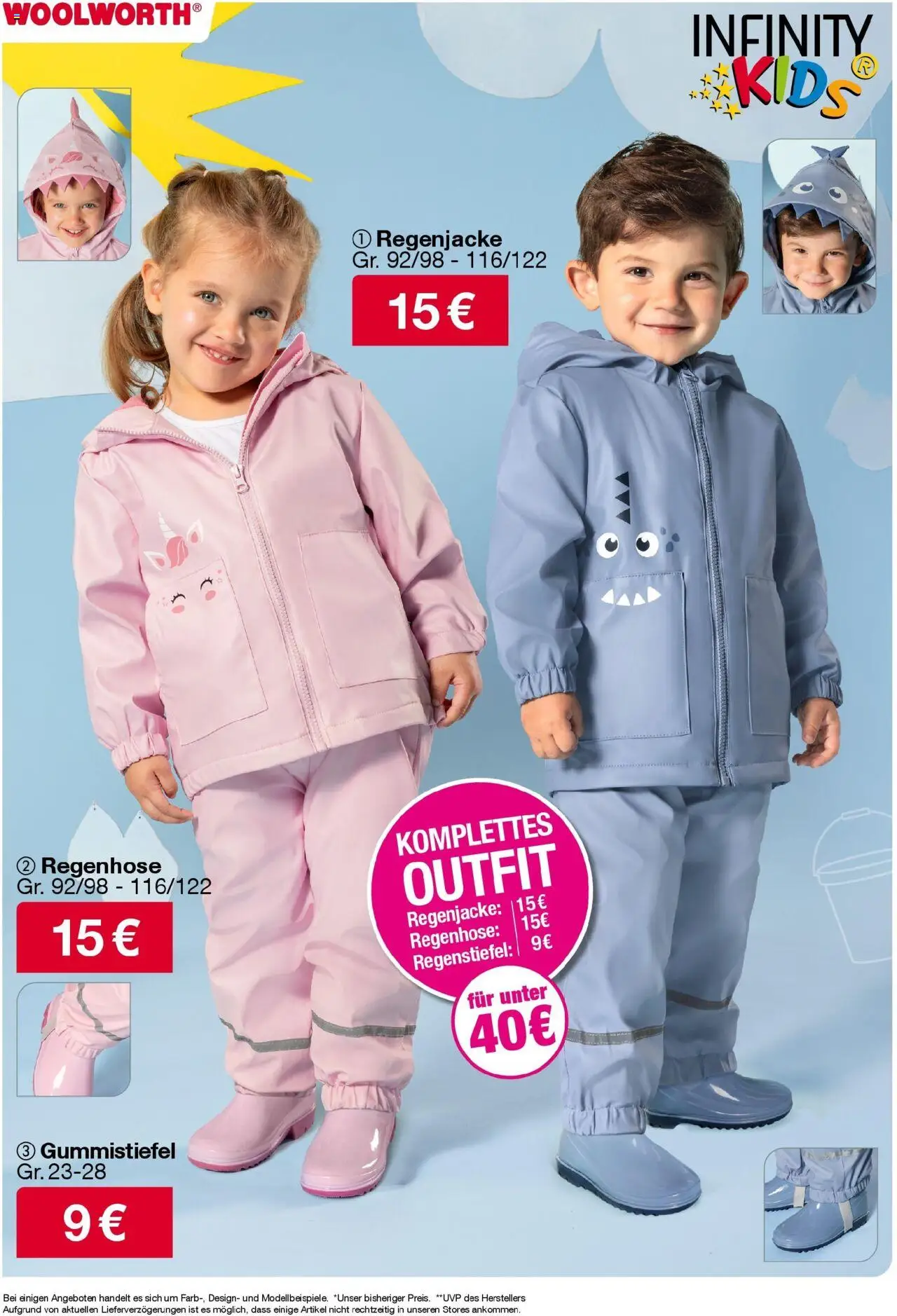 Woolworth Flugblatt gültig ab 22.08.2025 | Seite: 4 | Produkte: Gummistiefel