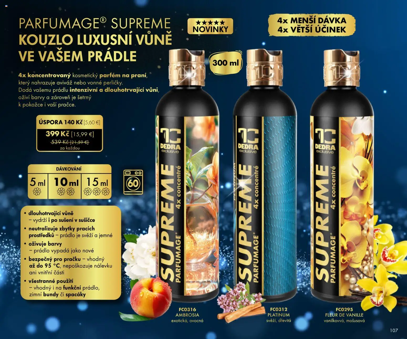 Nové Dedra akcie – leták je platný od 01.11.2025 | Strana: 7 | Produkty: Parfém, Aviváž