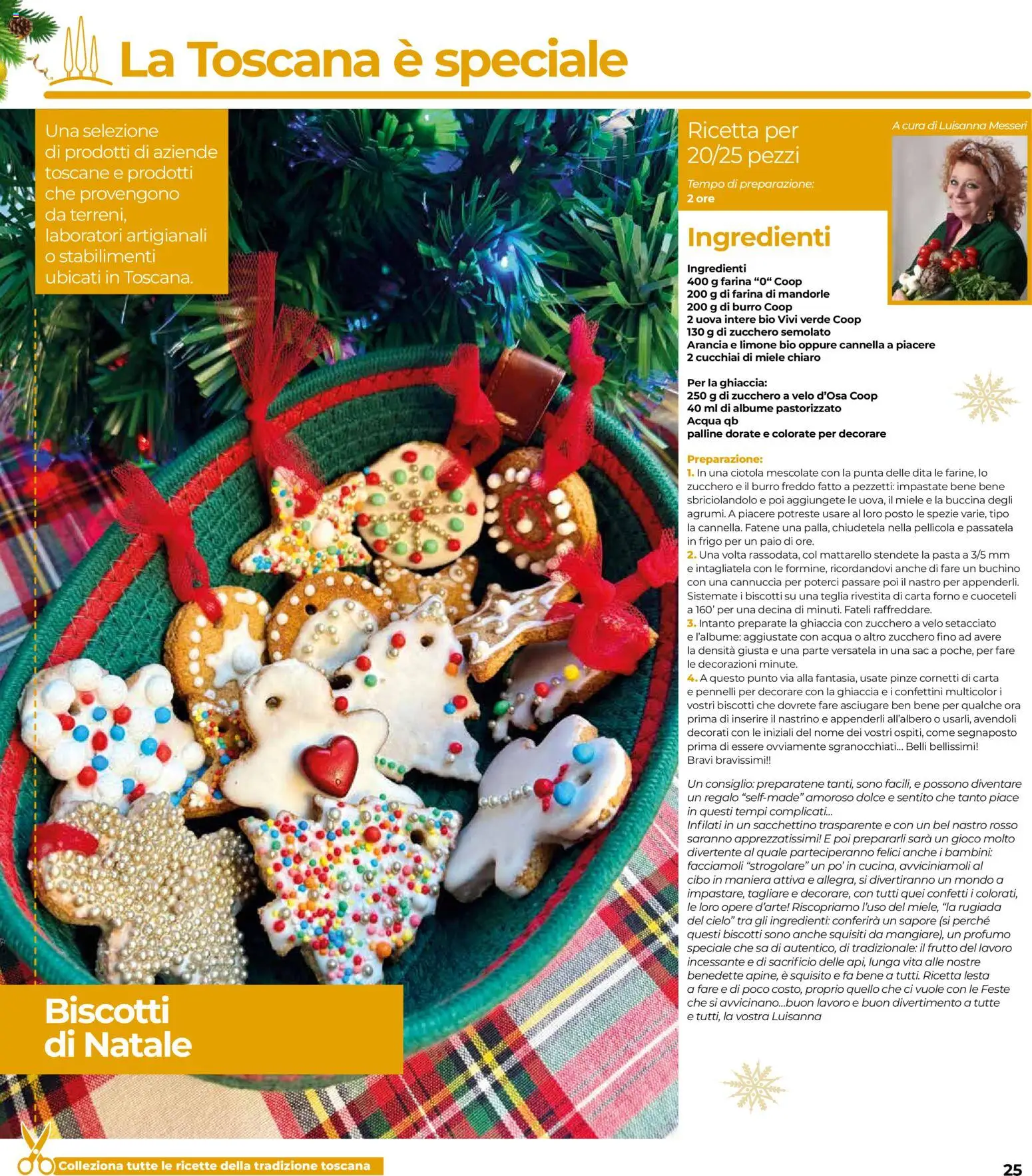 Volantino COOP del 04.12.2025 | Pagina: 25 | Prodotti: Biscotti, Burro, Mandorle, Carta forno