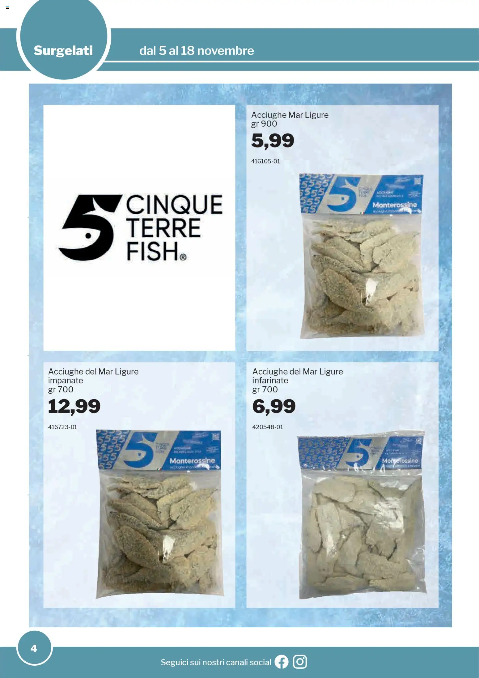 Volantino Sogegross del 05.11.2025 | Pagina: 4 | Prodotti: Acciughe