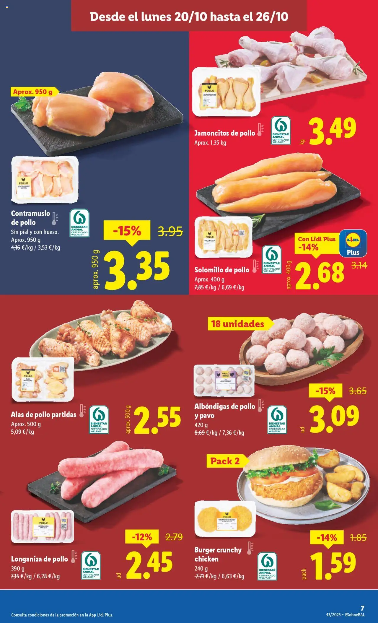Lidl folleto │ válido desde el 20.10.2025 | Página: 13 | Productos: Longaniza
