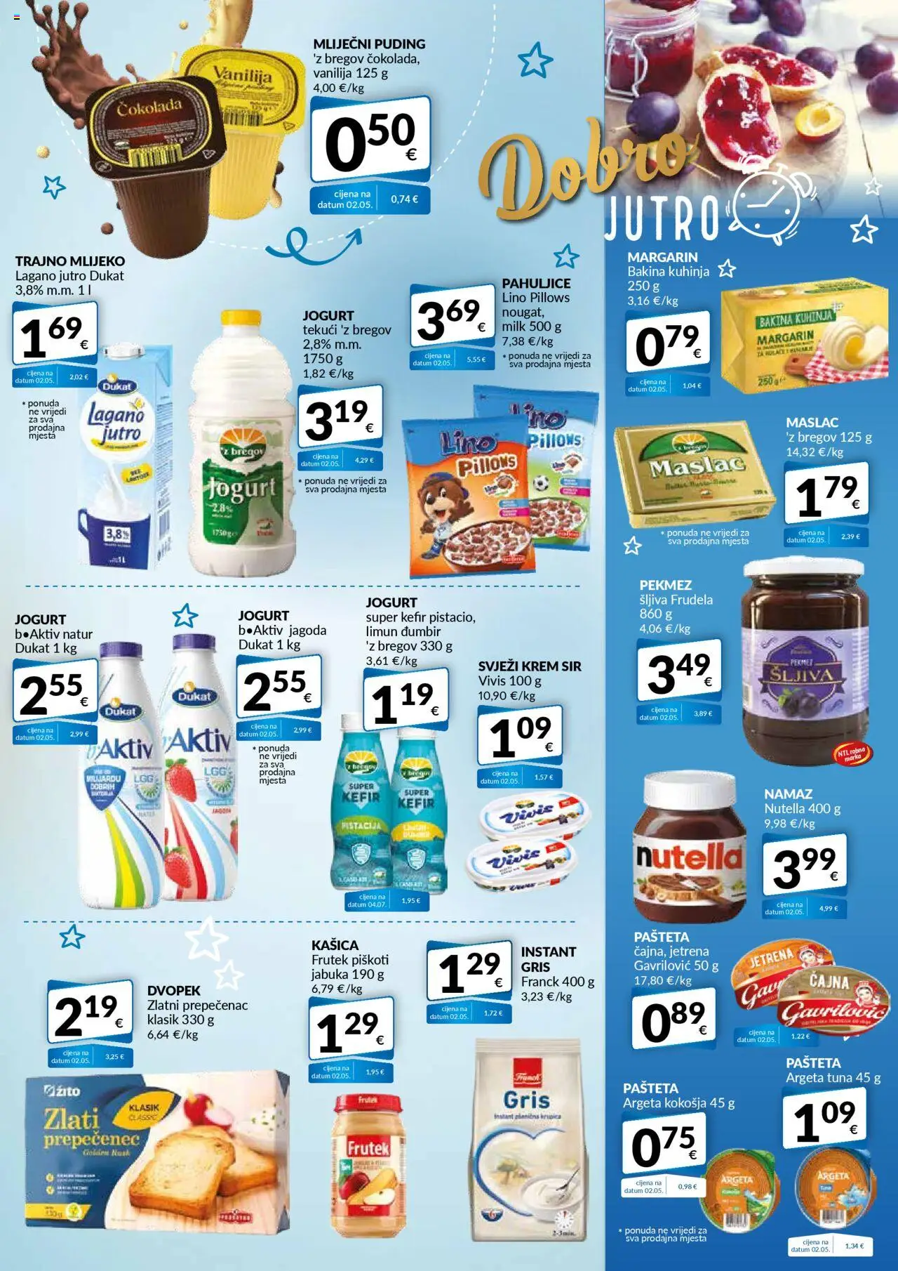 Bakmaz katalog | vrijedi od 28.08.2025 | Stranica: 3 | Proizvodi: Pekmez, Mlijeko, Dvopek, Đumbir