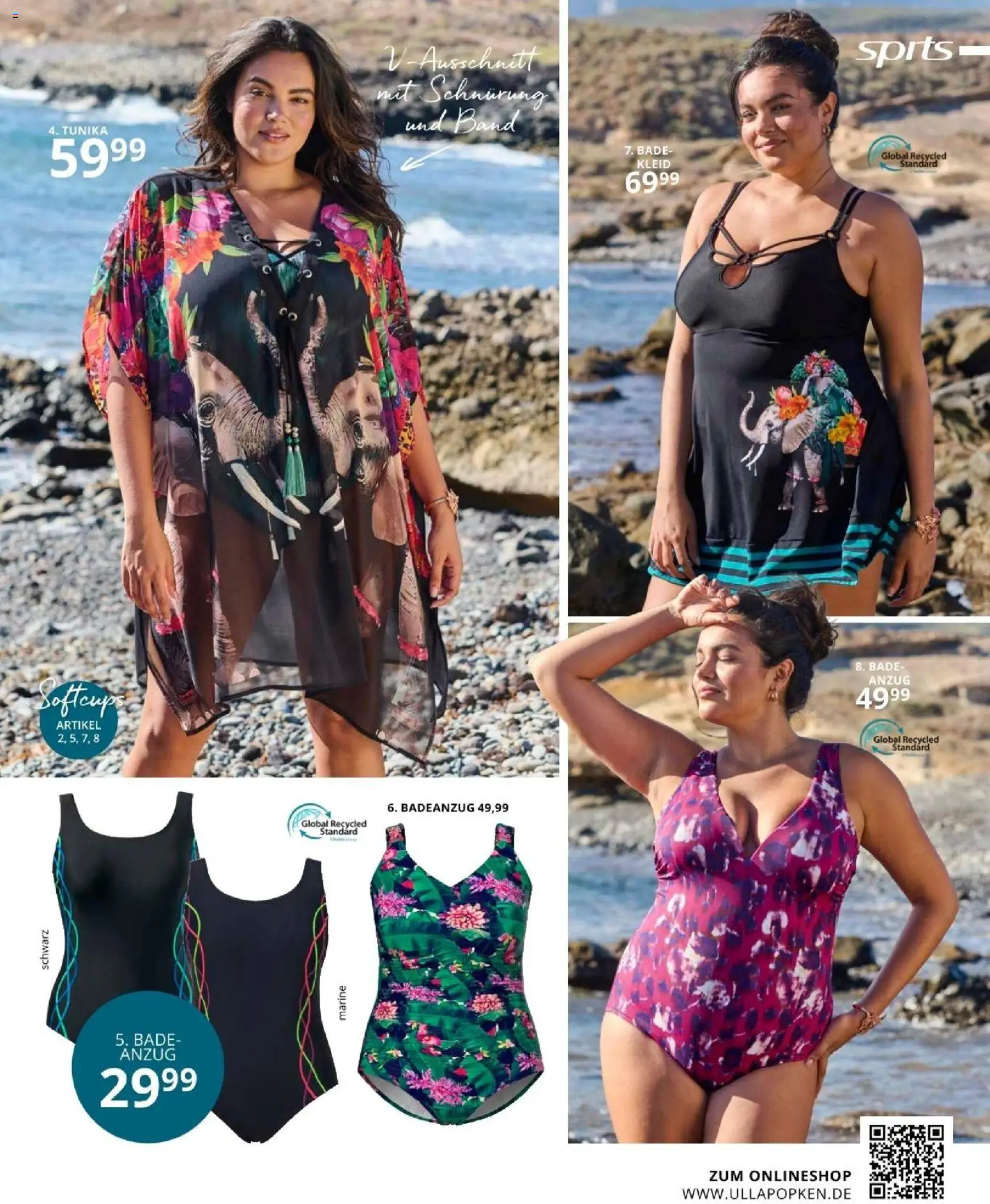 Ulla Popken akciós ujság - amely érvényes a következő dátumtól: 01.05.2026 | Oldal: 165 | Termékek: Tunika