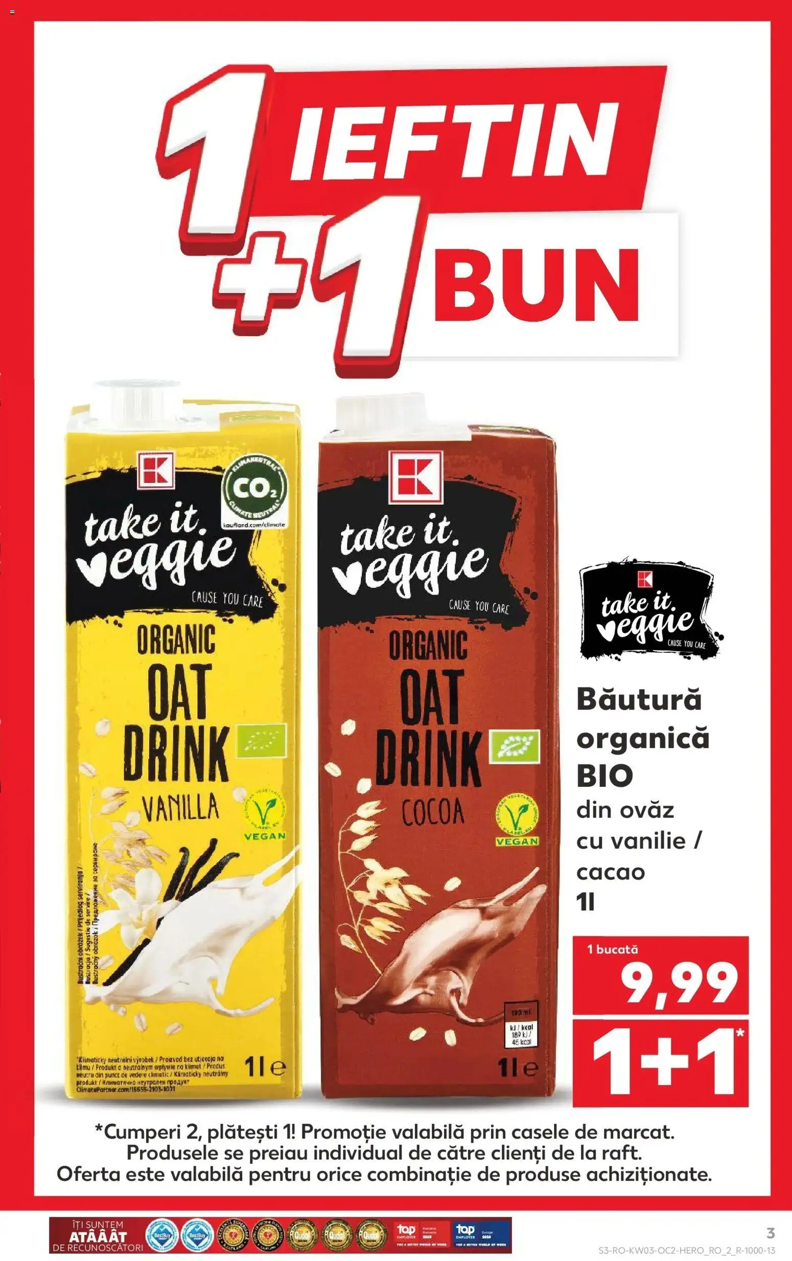 Noul catalog Kaufland – valabil de la 14.01.2026 | Pagină: 3 | Produse: Şerit ödül, Cacao