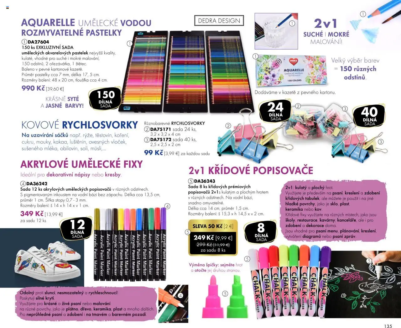 Dedra Katalog 8 2025 │ platný od 25.07.2025 | Strana: 35 | Produkty: Pastelky