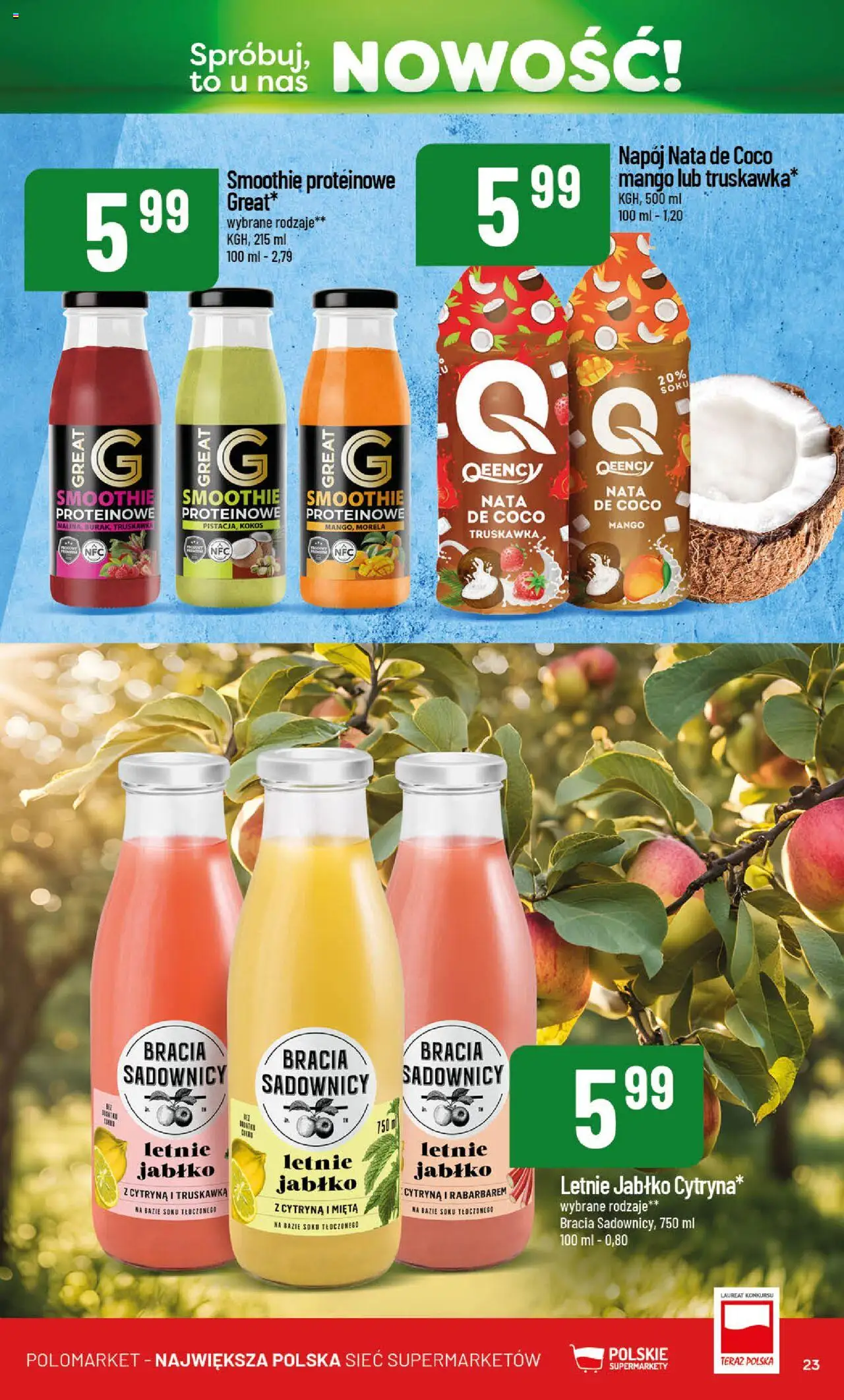 POLOmarket Gazetka - Nowości od 01.05.2025 | Strona: 23 | Produkty: Cytryna, Mango, Smoothie, Mięta