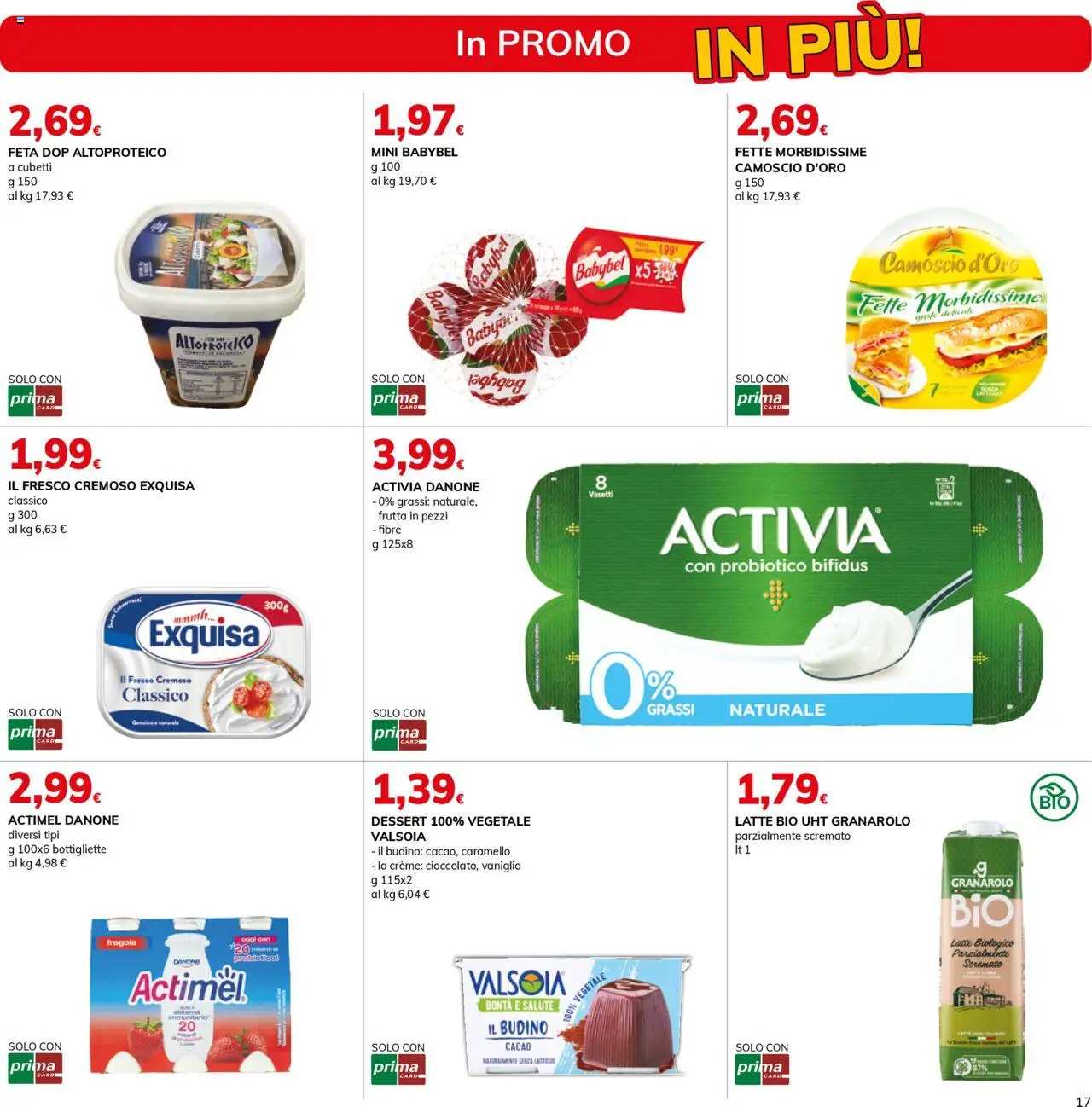 Volantino Basko del 16.09.2025 | Pagina: 17 | Prodotti: Frutta, Latte, Feta, Budino