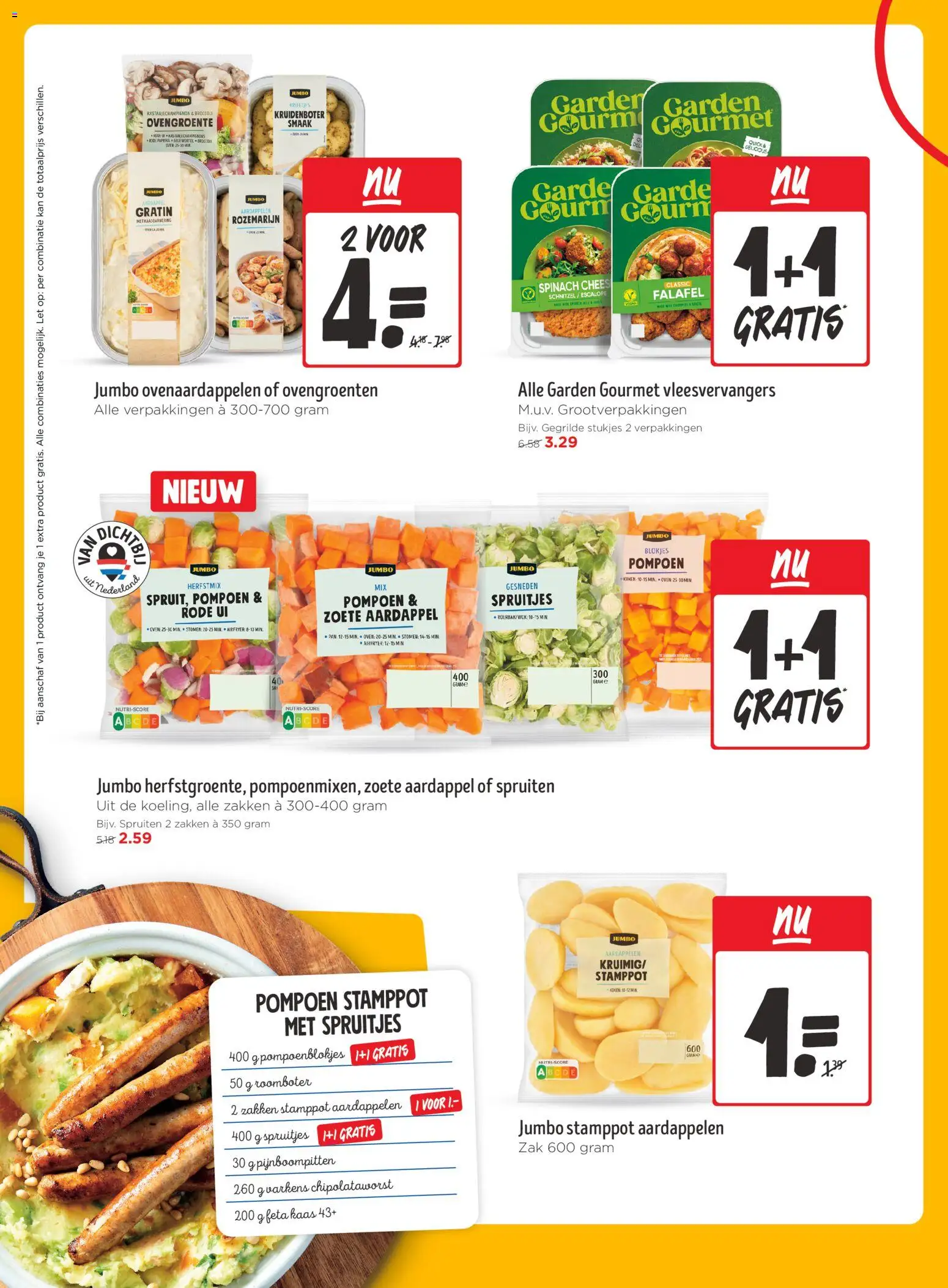 {H1} | Pagina: 6 | Producten: Zoete Aardappel, Pan, Feta kaas, Feta