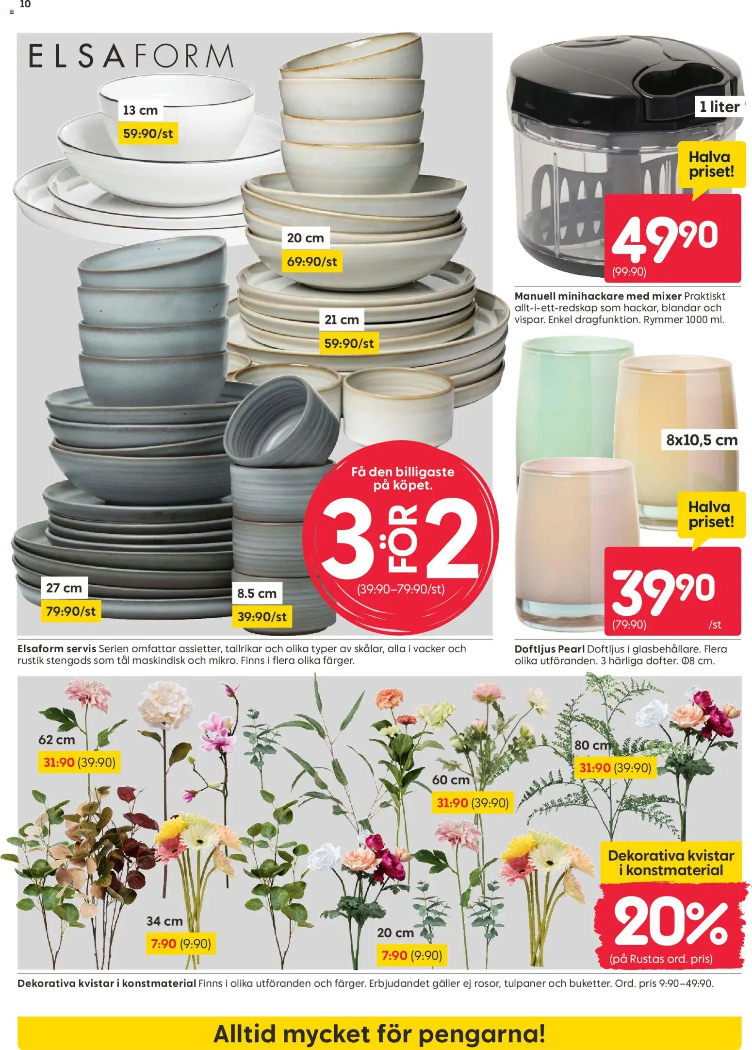 Rusta reklamblad aktuell från 19.01.2026 | Sida: 10 | Produkter: Mixer, Galler