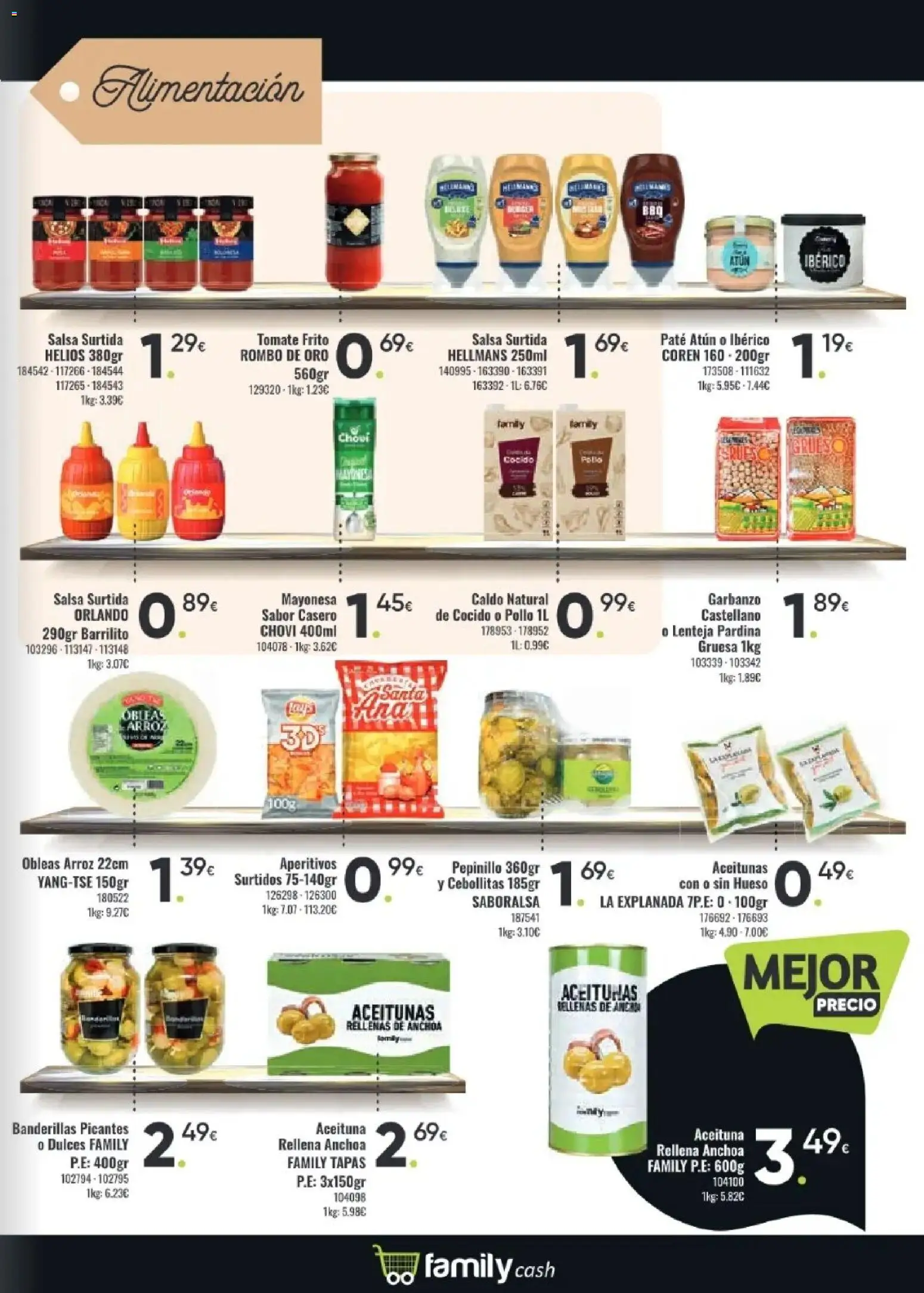 Family Cash Black Friday │ válido desde el 10.11.2025 | Página: 8 | Productos: Paté, Arroz, Οθόνη προβολής, Anchoa