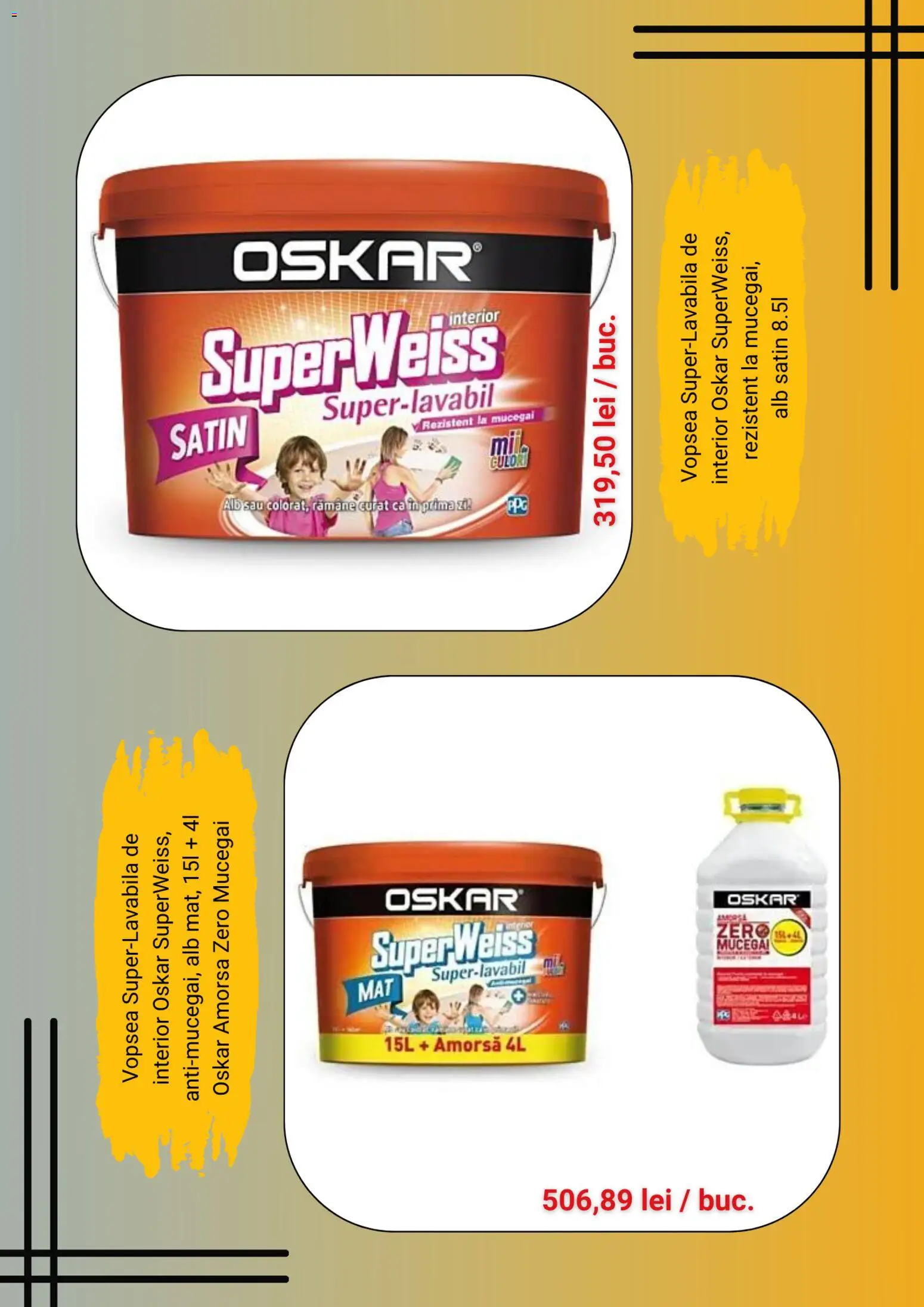 Noul catalog Mathaus – valabil de la 27.03.2026 | Pagină: 4 | Produse: Vopsea, Amorsă