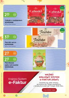 Pogląd oferty "Eurocash gazetka - Słodycze Wielkanocne" - ważna od 05.03.2026 | Strona: 10 | Produkty: Pierniki
