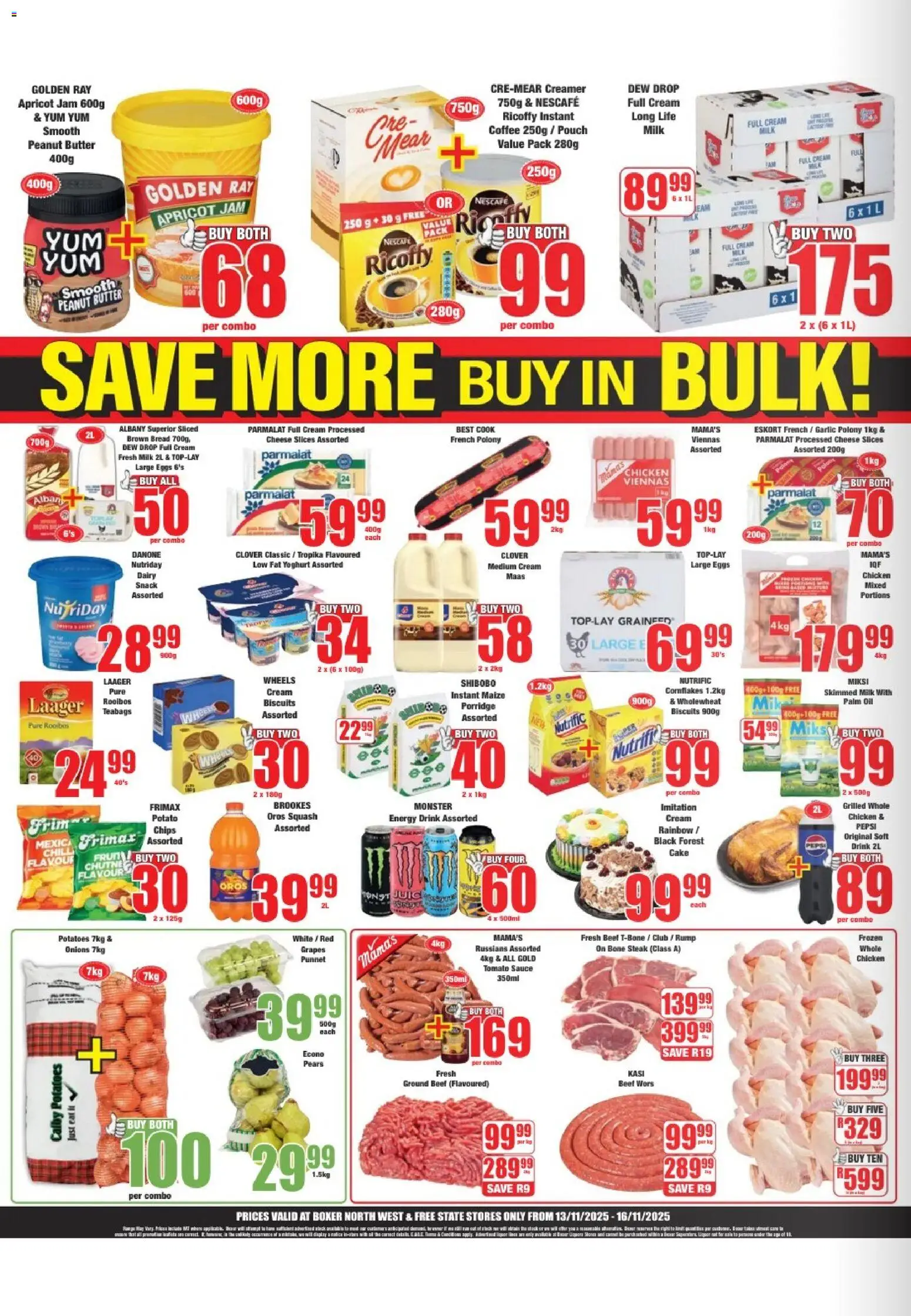 New Boxer catalogue – valid from 13.11.2025 | Page: 2 | Products: Pears, Cake, Coffee, Sauce