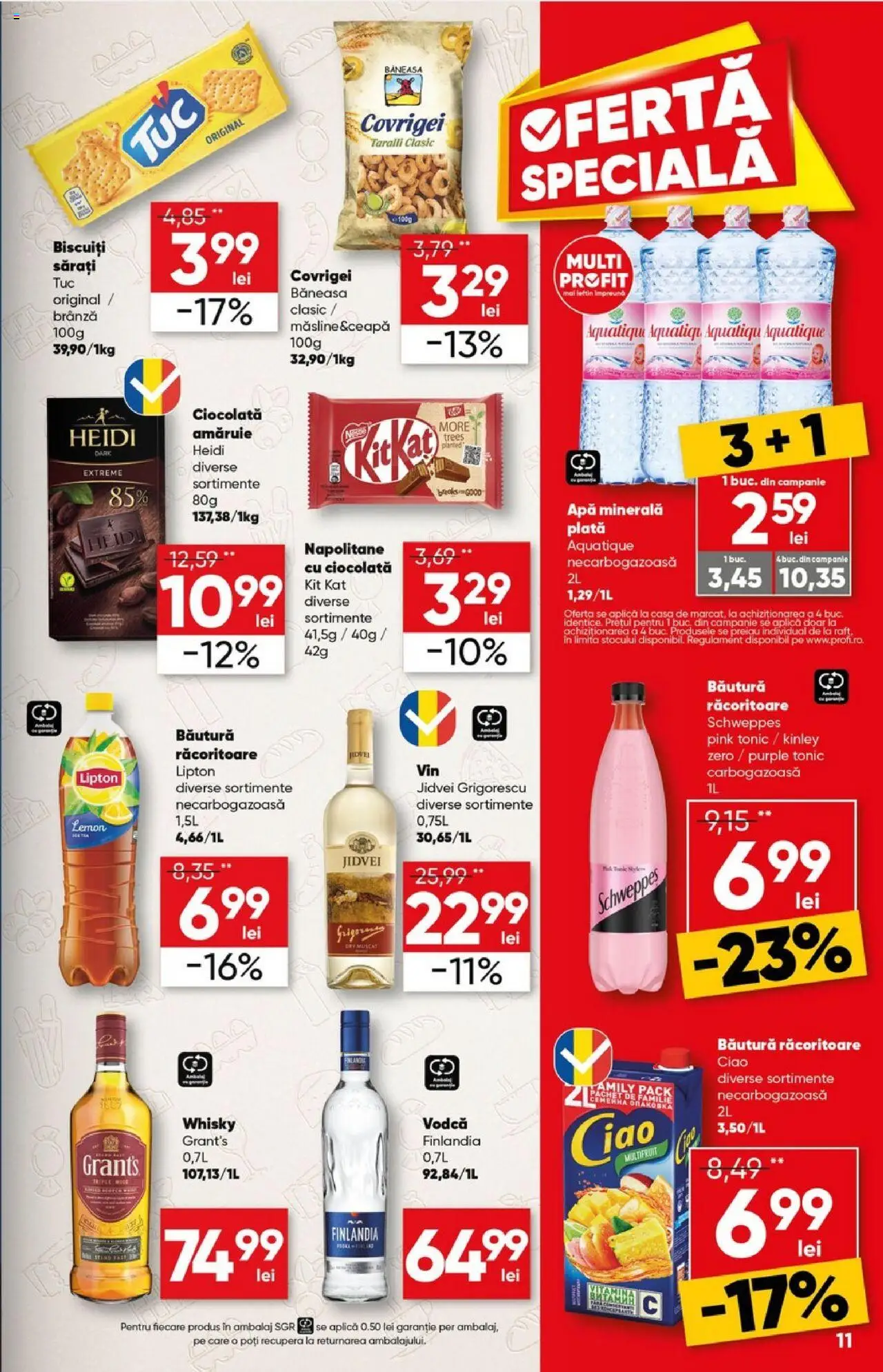 Noul catalog Profi – valabil de la 15.10.2025 | Pagină: 11 | Produse: Su ısıtıcı, Yazı tahtası kalemi, Raft, Biscuiți