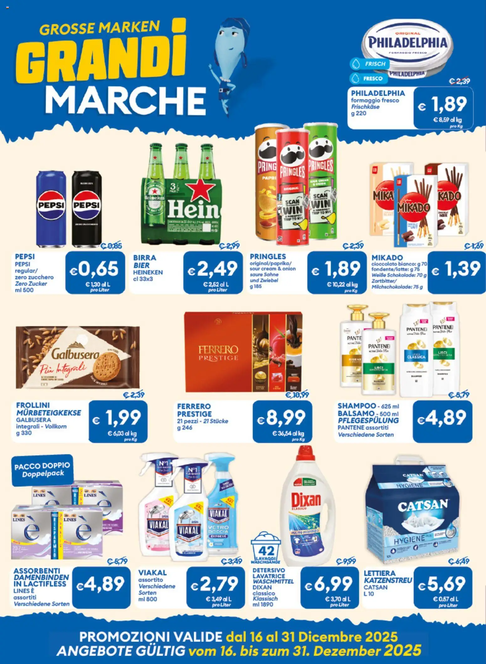 Volantino MD Discount del 16.12.2025 | Pagina: 20 | Prodotti: Shampoo, Birra, Lavatrice, Doccia