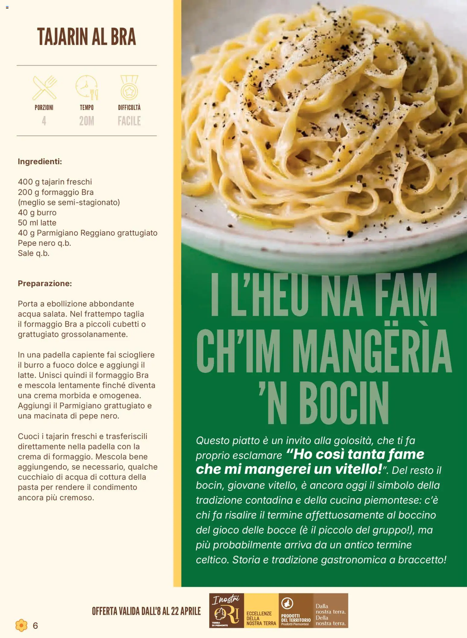 Volantino Conad del 08.04.2026 | Pagina: 6 | Prodotti: Sale, Formaggio, Gioco, Padella