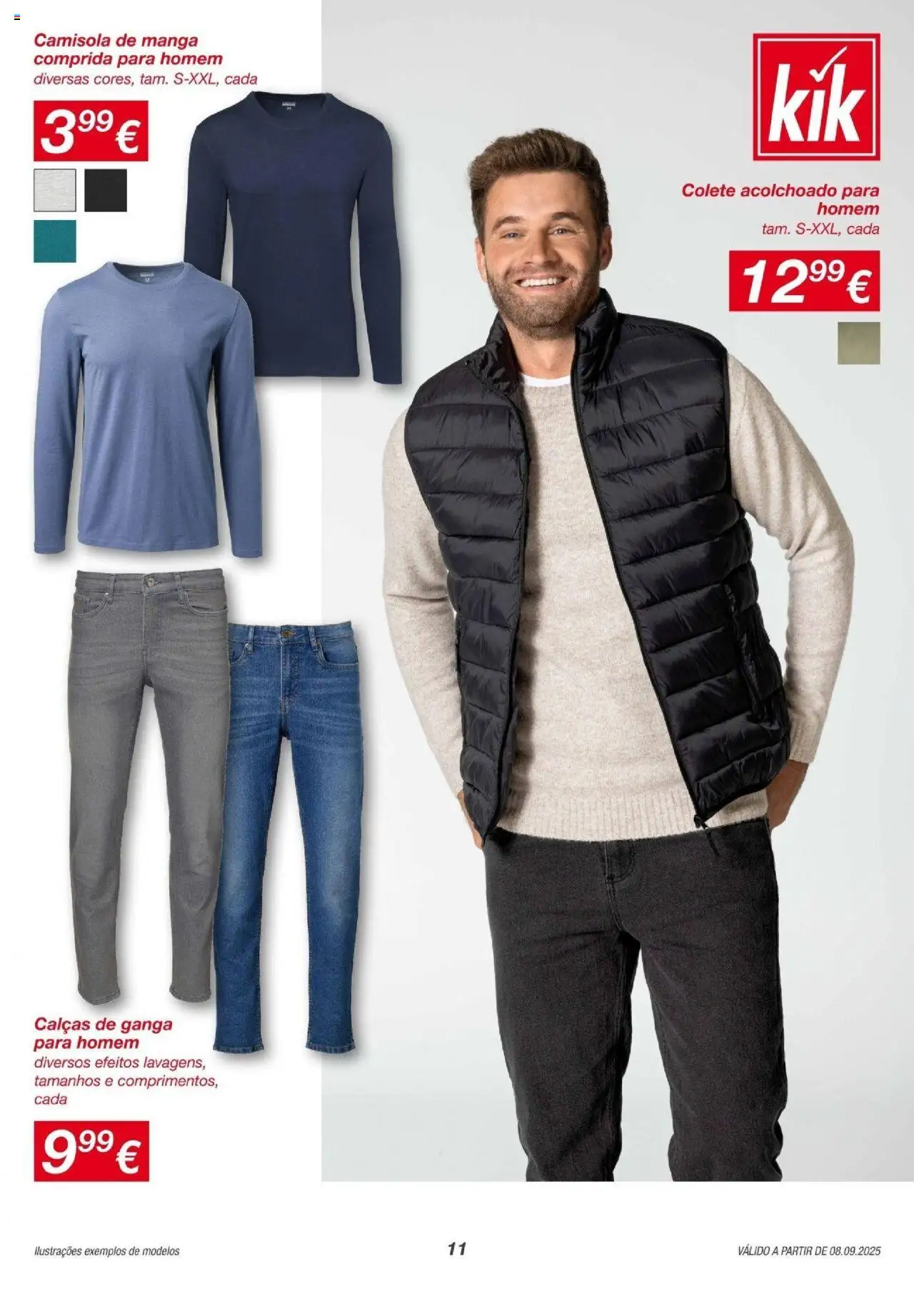 KIK - folheto  │ válido de 07.09.2025 | Página: 11 | Produtos: Calças, Camisola, Colete