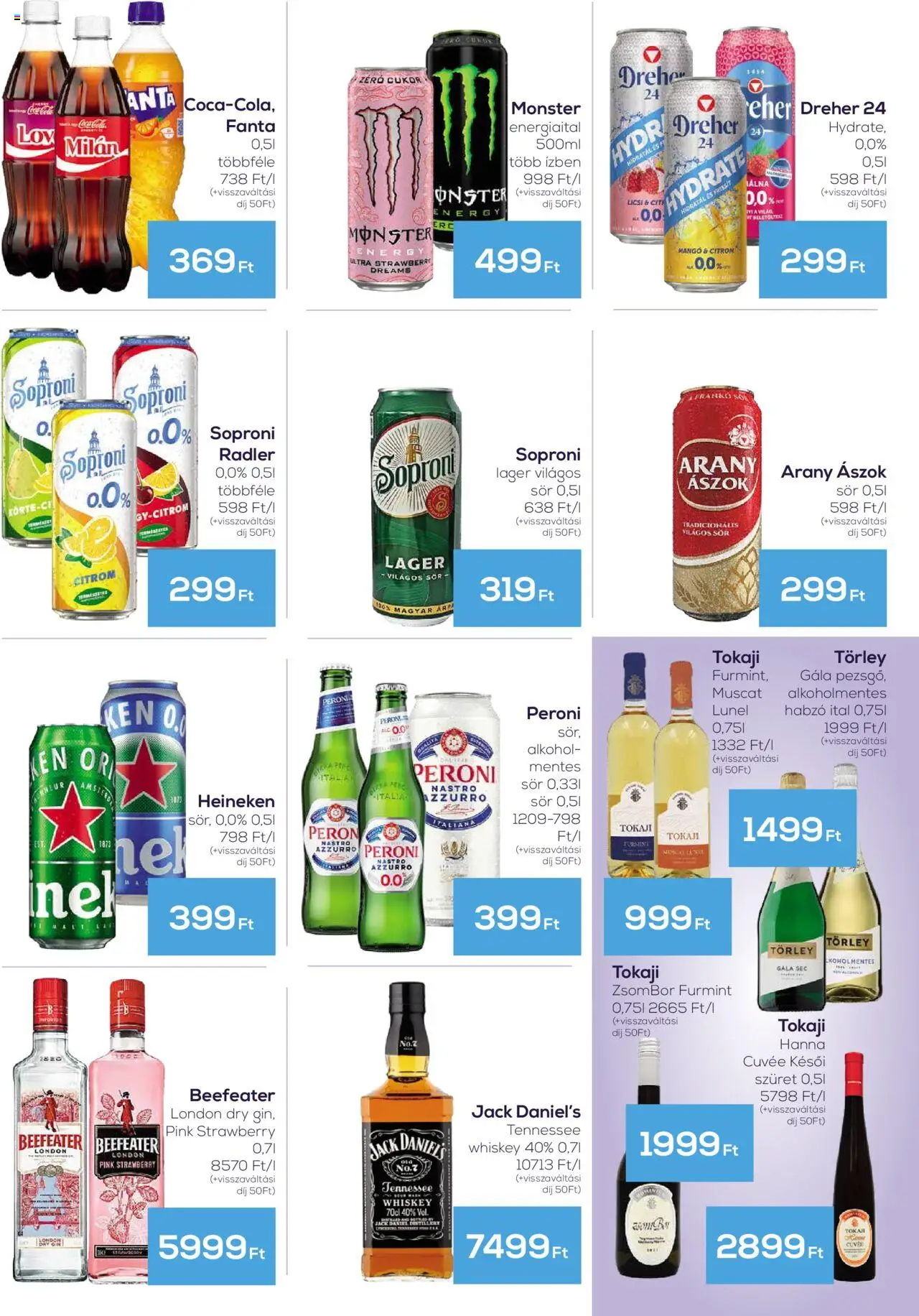 G'Roby akciós ujság - amely érvényes a következő dátumtól: 24.07.2025 | Oldal: 3 | Termékek: Energiaital, Fanta, Radler, Sör
