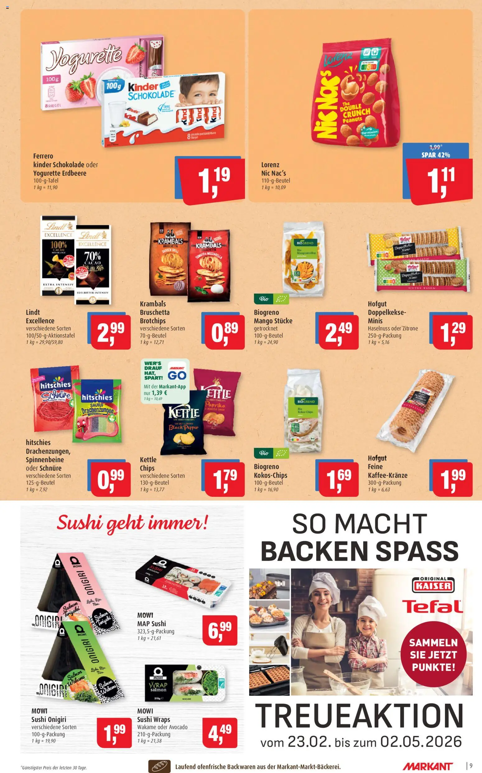 Markant Prospekt 	 – gültig ab 09.03.2026 | Seite: 9 | Produkte: Grill, Ofenfrische, Avocado, Zitrone