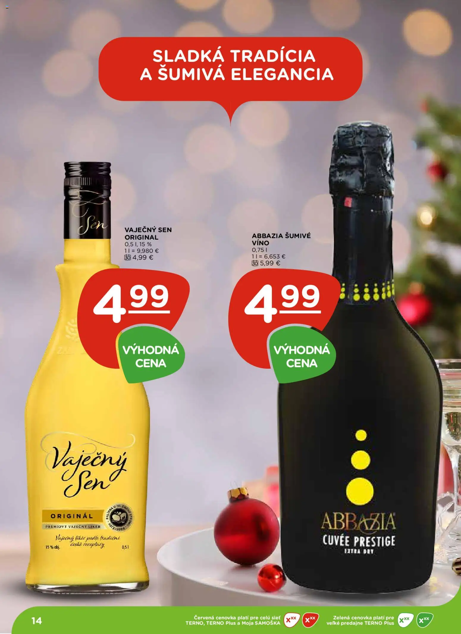 Nové Terno akcie – leták je platný od 11.12.2025 | Strana: 14 | Produkty: Víno