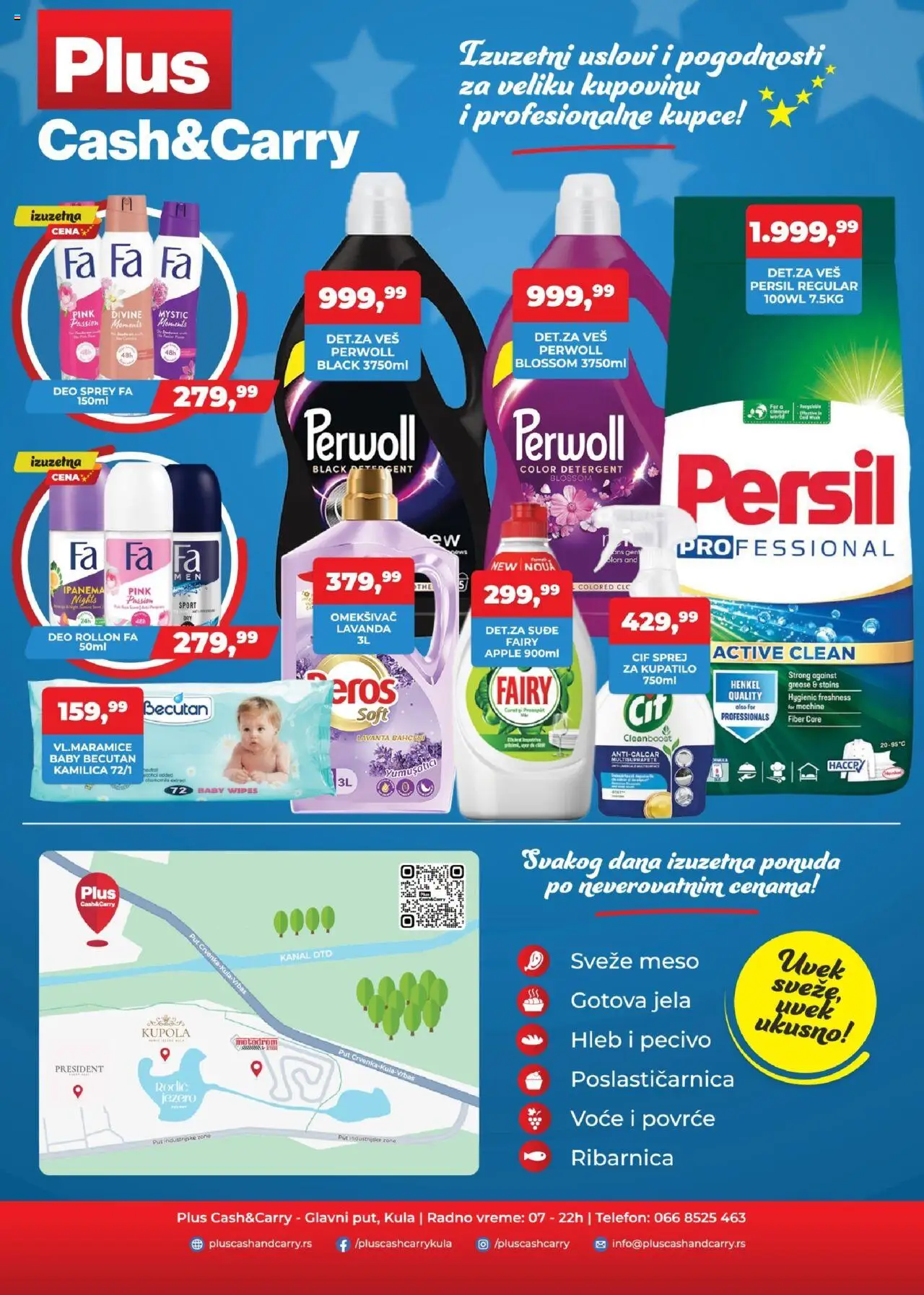 Plus Cash & Carry katalog - važi od 12.09.2025 | Strana: 4 | Proizvode: Perwoll, Kupatilo, Hleb, Pecivo