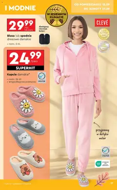 Bluza lub spodnie dresowe damskie, Bluza lub spodnie dresowe damskie, rozm.: S-XL od 15.09.2025 | Strona: 19 | Produkty: Spodnie, Kapcie