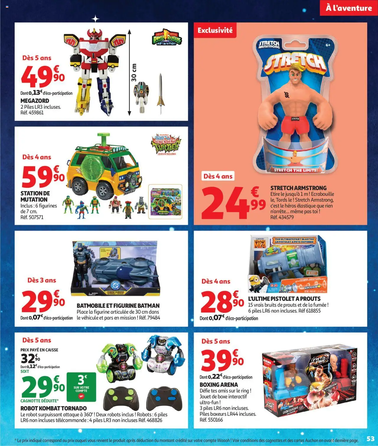 {H1} | Page: 53 | Produits: Robot, Télécommande, Figurines, Boxeurs