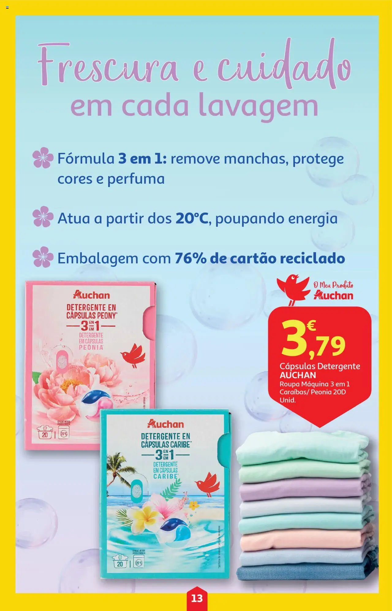 Auchan folheto │ válido de 16.10.2025 | Página: 13 | Produtos: Perfume, Detergente