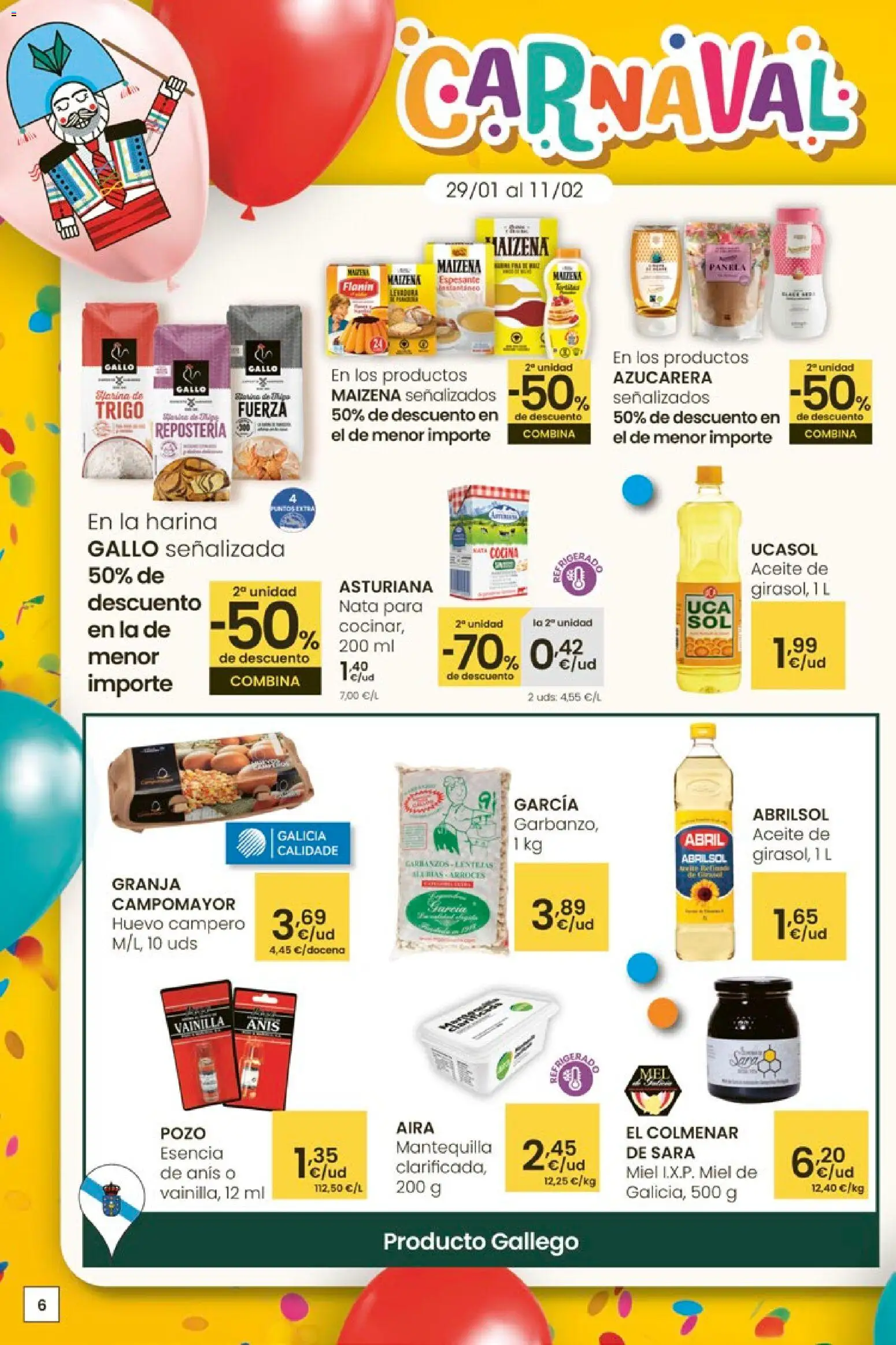 Eroski - Carnaval del ahorro │ válido desde el 29.01.2026 | Página: 6 | Productos: Ψηφιακή κάμερα, Aceite, Cocina, Συσκευή ροής
