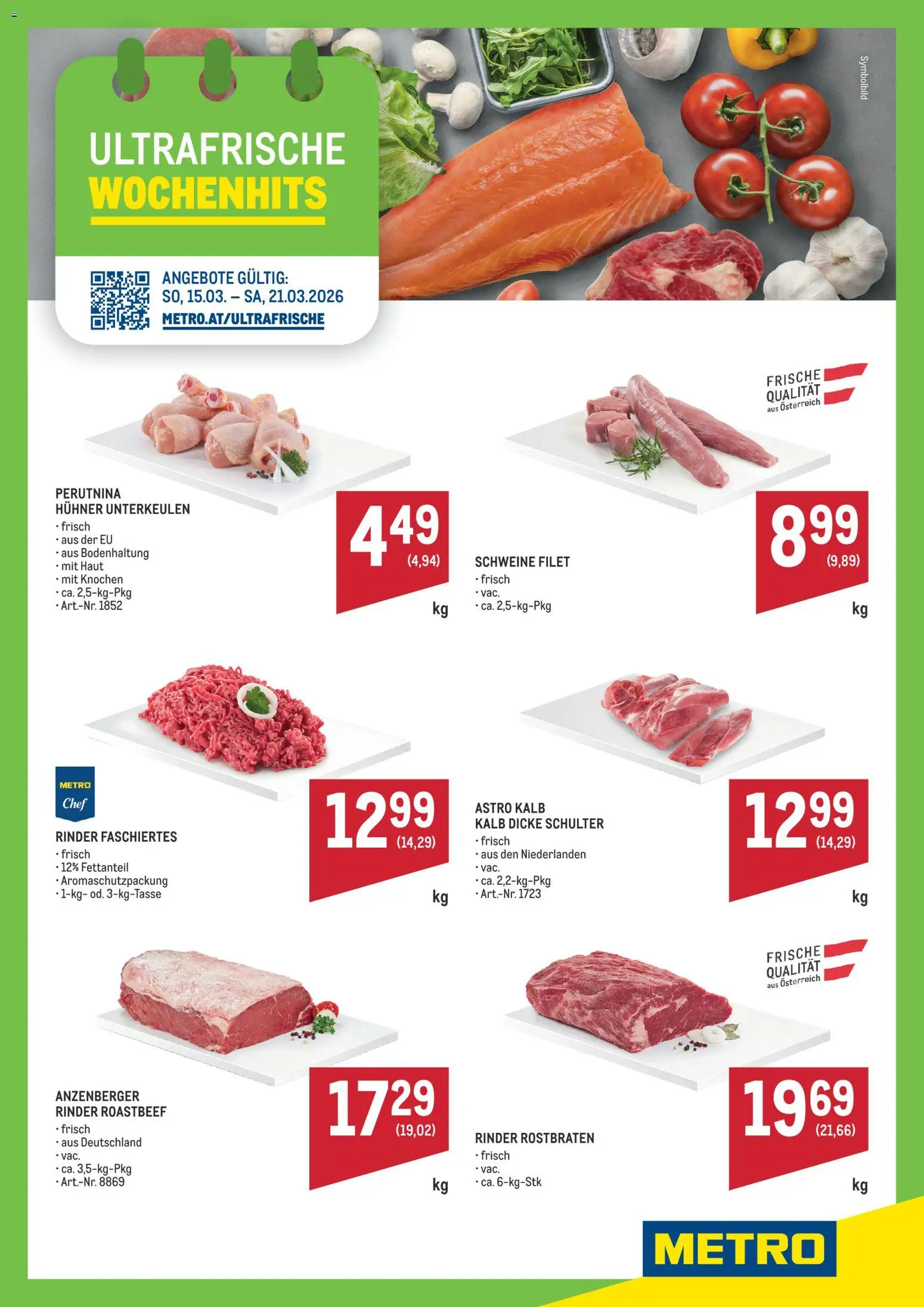 Metro angebote Angebote Wochenhits gültig ab 15.03.2026 | Seite: 1 | Produkte: Cage de football