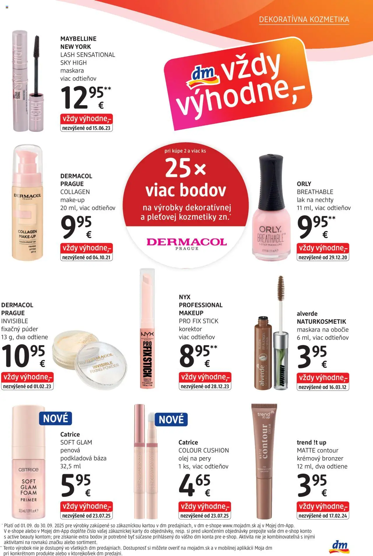 dm drogerie Journal September 2025 │ platný od 01.09.2025 | Strana: 19 | Produkty: Korektor, Púder, Bronzer, Lak na nechty
