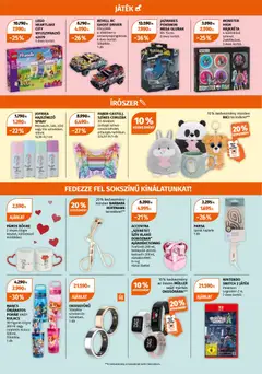 Müller Akciós újság - amely érvényes a következő dátumtól: 02.02.2026 | Oldal: 11 | Termékek: Játék, Bögre, Testápoló, Tusfürdő