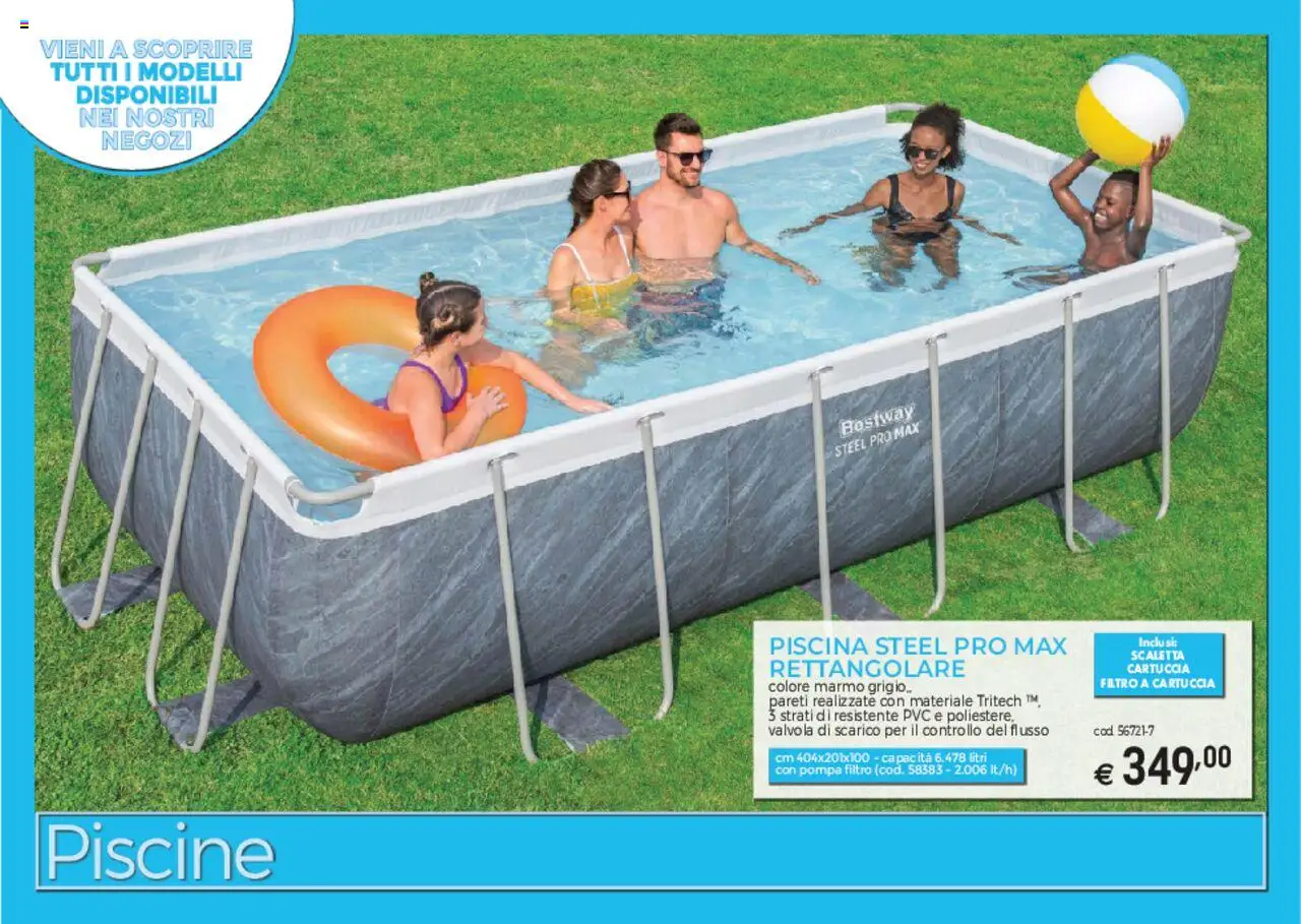 Volantino Brico OK del 03.03.2025 | Pagina: 1 | Prodotti: Scaletta, Piscina