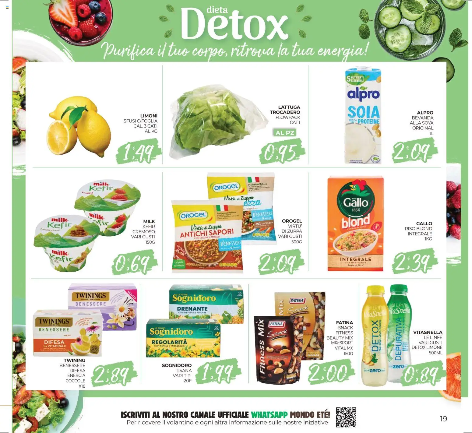 Volantino Eté del 16.01.2026 | Pagina: 19 | Prodotti: Riso, Cereali, Ananas, Lattuga