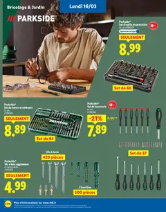 LIDL - Prévisualisation de Parkside® Set d'outils de précision, Le set. n°496163 Également en ligne valide à partir de 02.03.2026 | Page: 22 | Produits: Tournevis