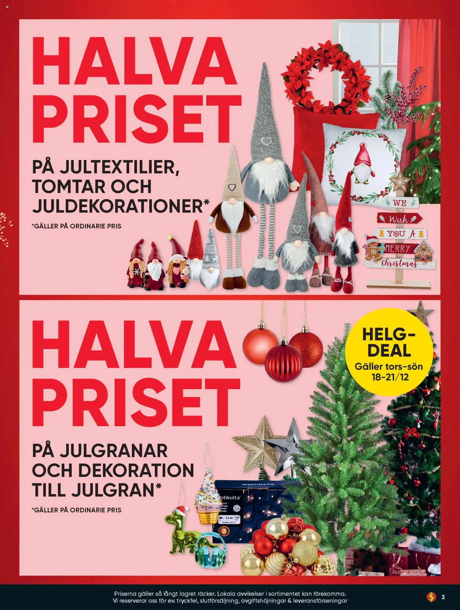 Dollar Store reklamblad aktuell från 15.12.2025 | Sida: 3 | Produkter: Galler