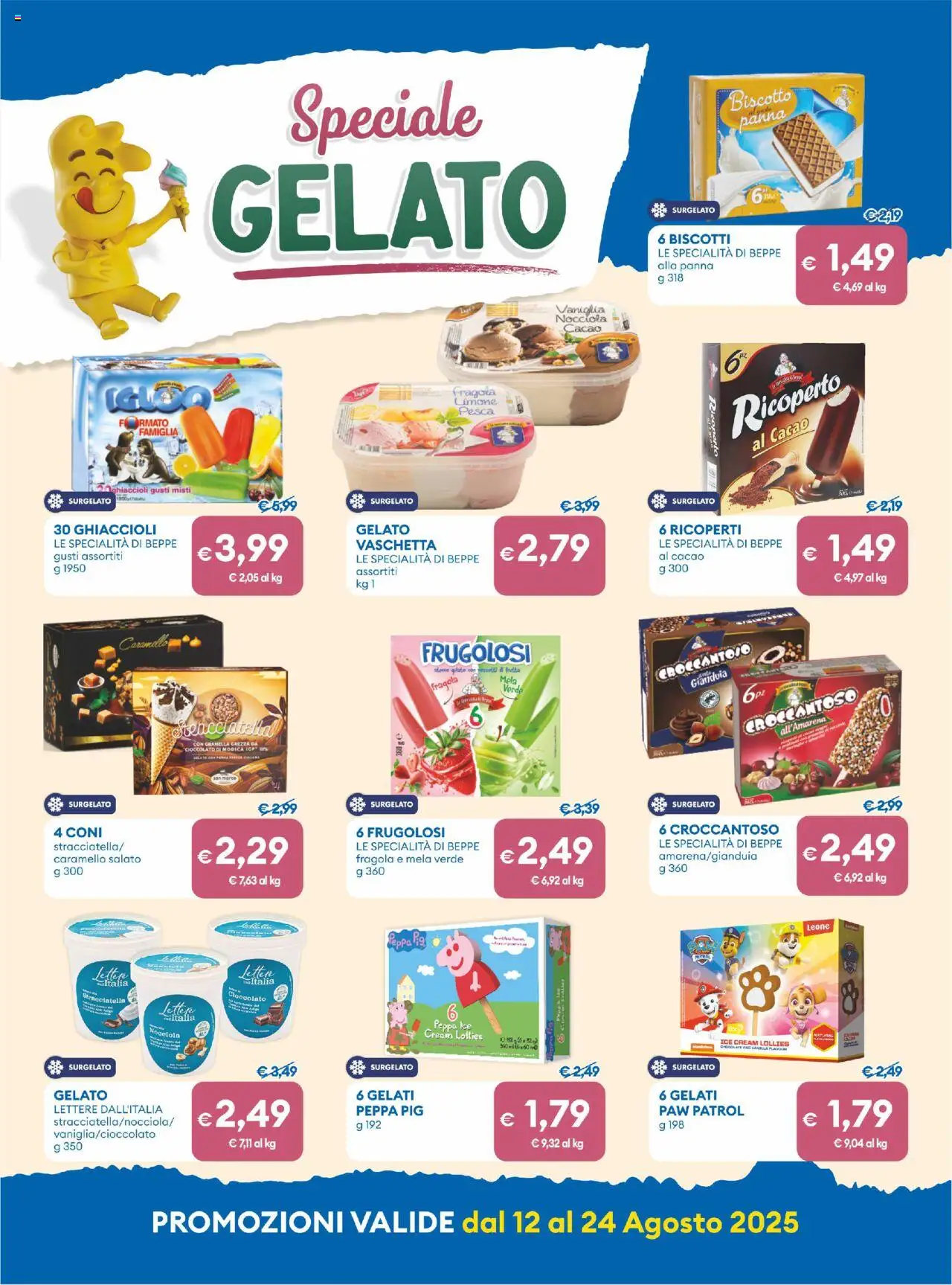 Volantino MD Discount del 12.08.2025 | Pagina: 19 | Prodotti: Cioccolato, Gelato, Cacao, Stracciatella