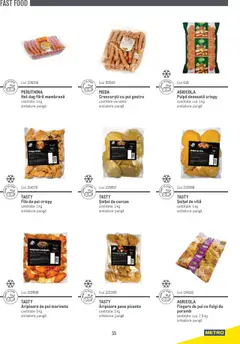 Noul catalog Metro – valabil de la 14.11.2024 | Pagină: 55 | Produse: Pungă, Crenvurști, Fulgi, Porumb