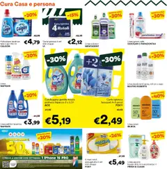 Volantino Unes del 30.07.2025 | Pagina: 18 | Prodotti: Carta igienica, Sapone, Anticalcare, Lavatrice