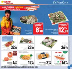 Anteprima del volantino Conad Superstore Lombardia catalogo valido a partire dal 06.11.2025 | Pagina: 17 | Prodotti: Salmone, Mazzancolle, Trota, Tonno