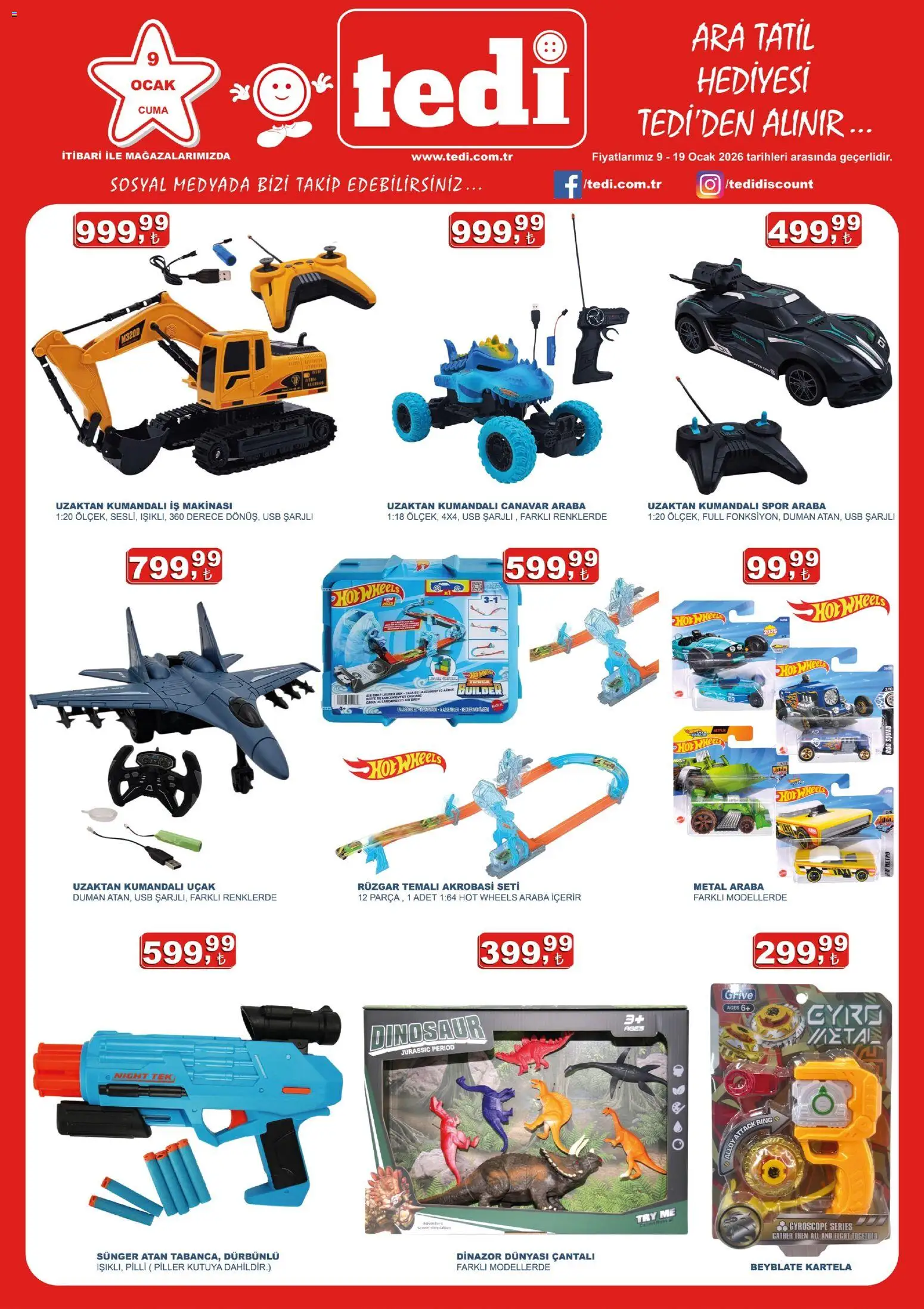 Tedi  - Katalog - 09.01.2026 tarihinden itibaren geçerlidir | Sayfa: 1 | Ürünler: USB, Ocak