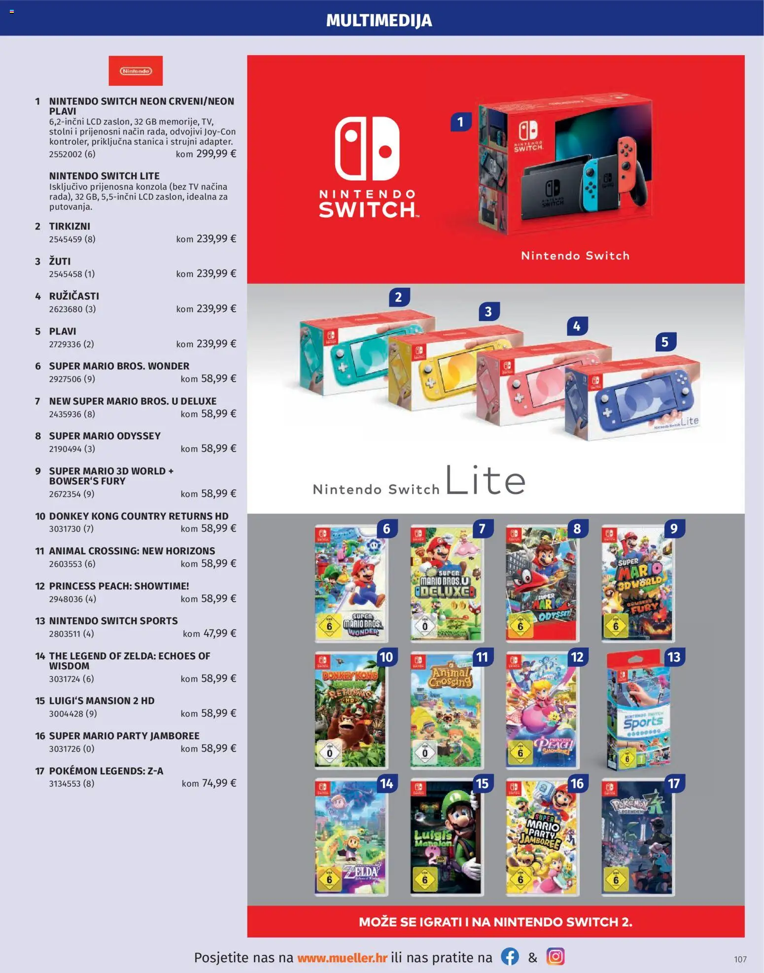 Müller katalog | vrijedi od 01.12.2025 | Stranica: 107 | Proizvodi: Tv, Video