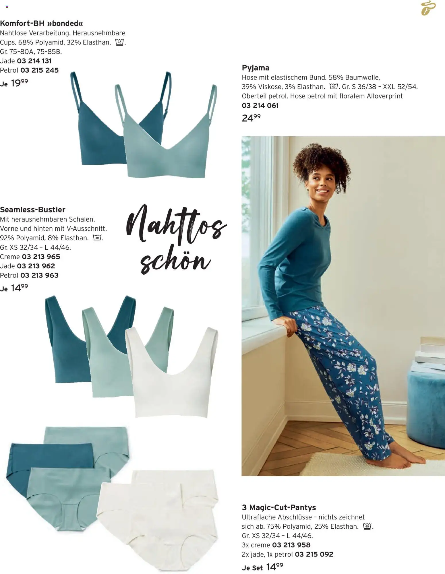 Tchibo Katalog Frühling – gültig ab 24.03.2026 | Seite: 31 | Produkte: Creme, Hose, Pyjama