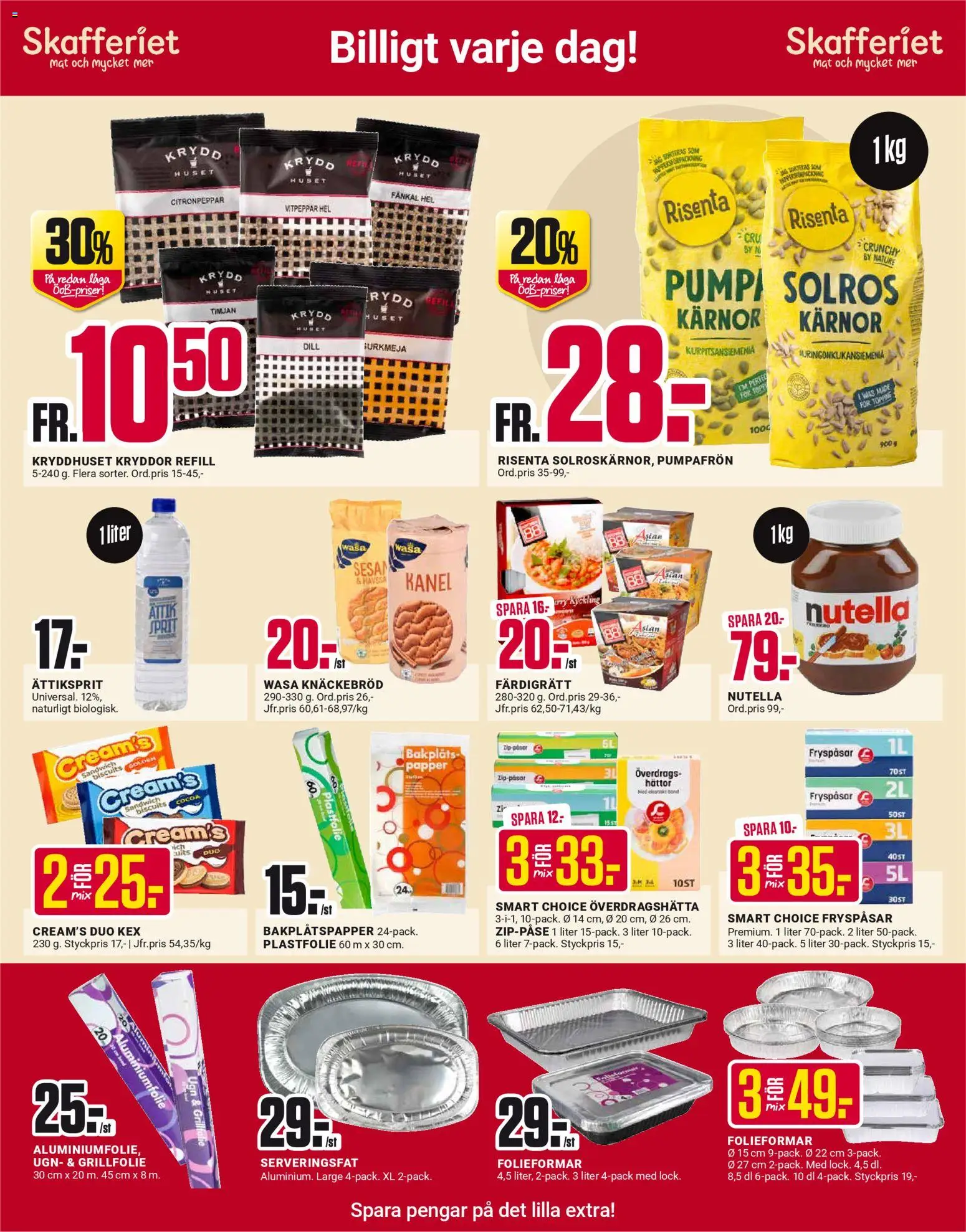 ÖoB reklamblad aktuell från 10.11.2025 | Sida: 8 | Produkter: Knäckebröd, Citronpeppar, Papper, Fänkål