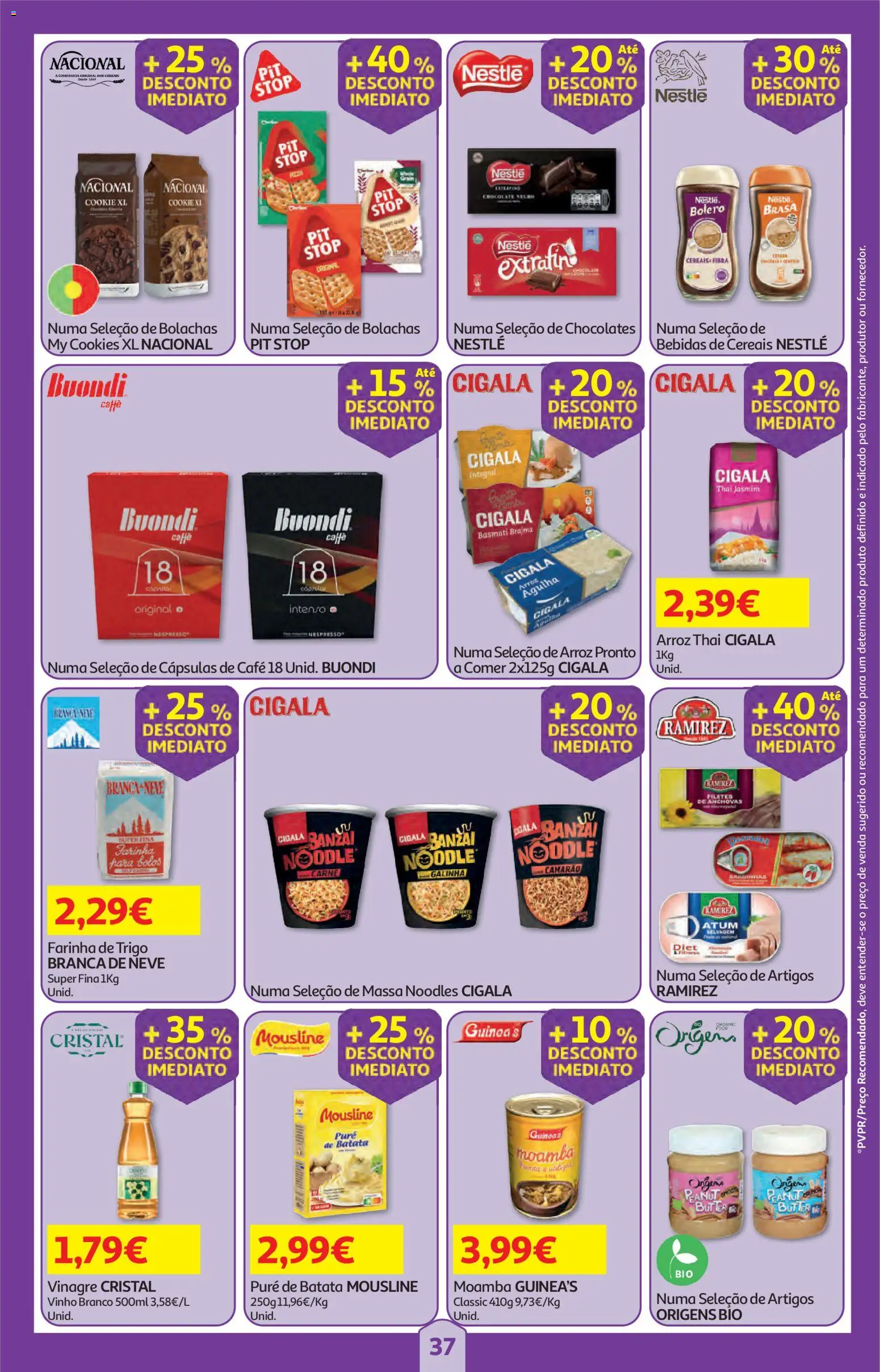 Auchan folheto │ válido de 12.02.2026 | Página: 37 | Produtos: Anchovas, Atum, Farinha de trigo, Café