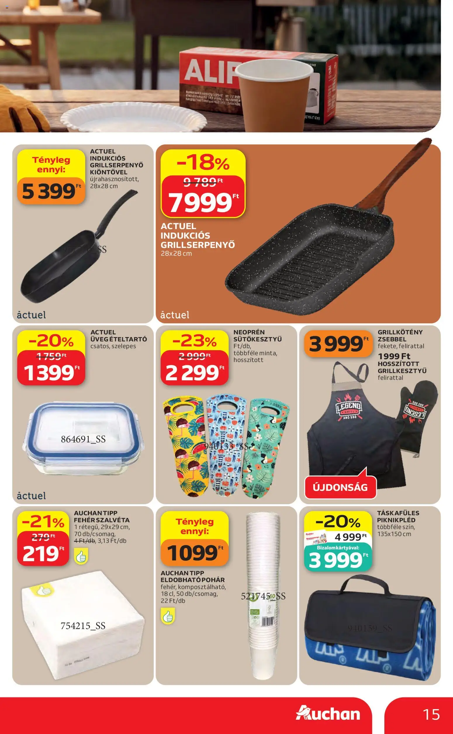 Auchan akciós ujság - amely érvényes a következő dátumtól: 30.04.2026 | Oldal: 15